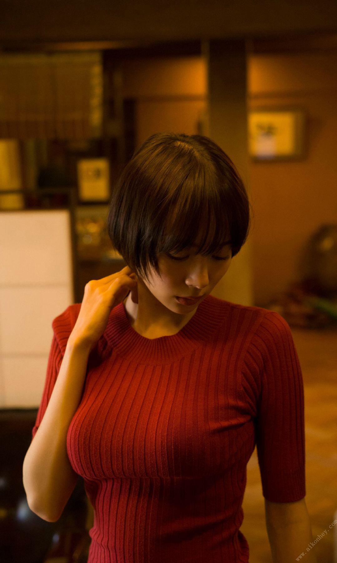 Sayaka Okada 岡田紗佳, 週プレ Photo Book 「桃一色」 Set.03