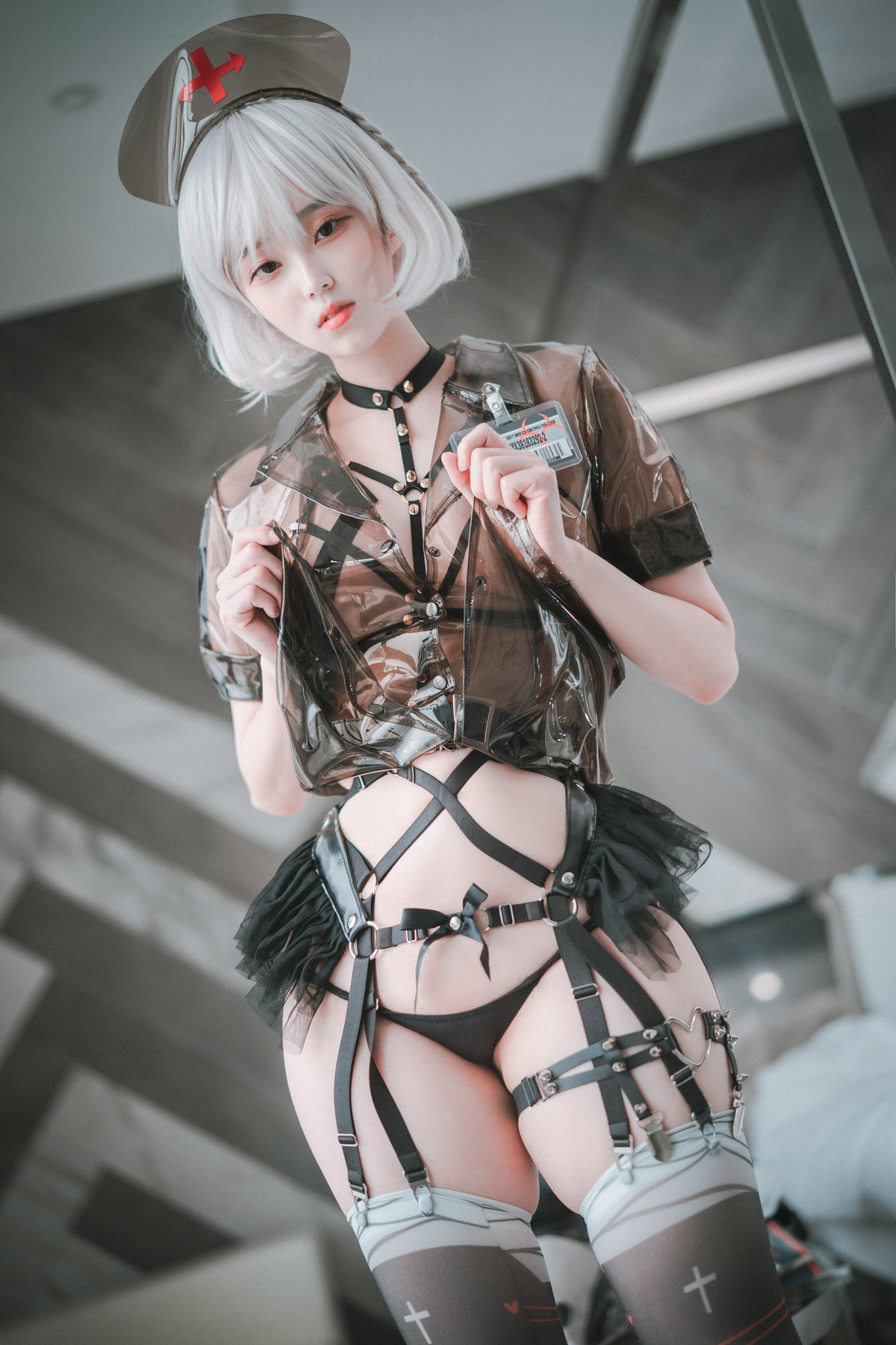 Bambi 밤비, [DJAWA] Nurse Nation (Black ver) Set.01
