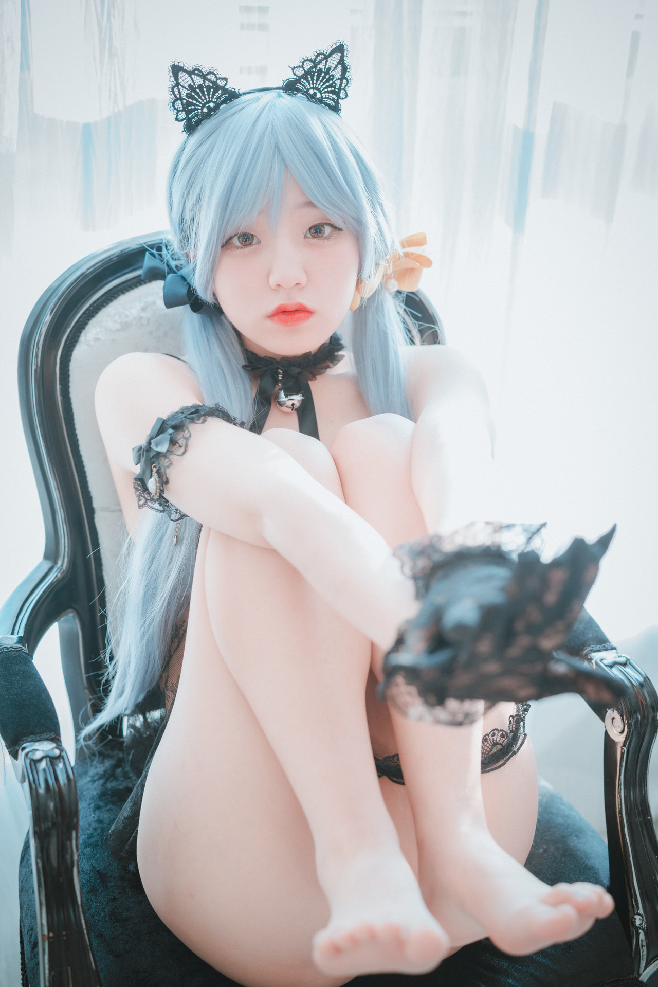 Jeong Jenny 정제니, [DJAWA] Schwarz und Wei Katzenmädchen Set.02