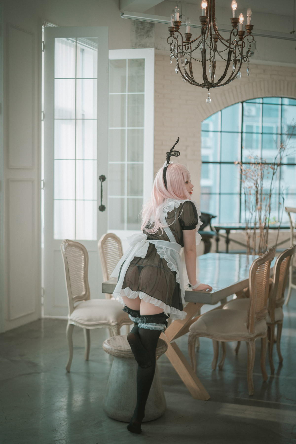 Bambi 밤비, [DJAWA] Sheer Bunny Maid