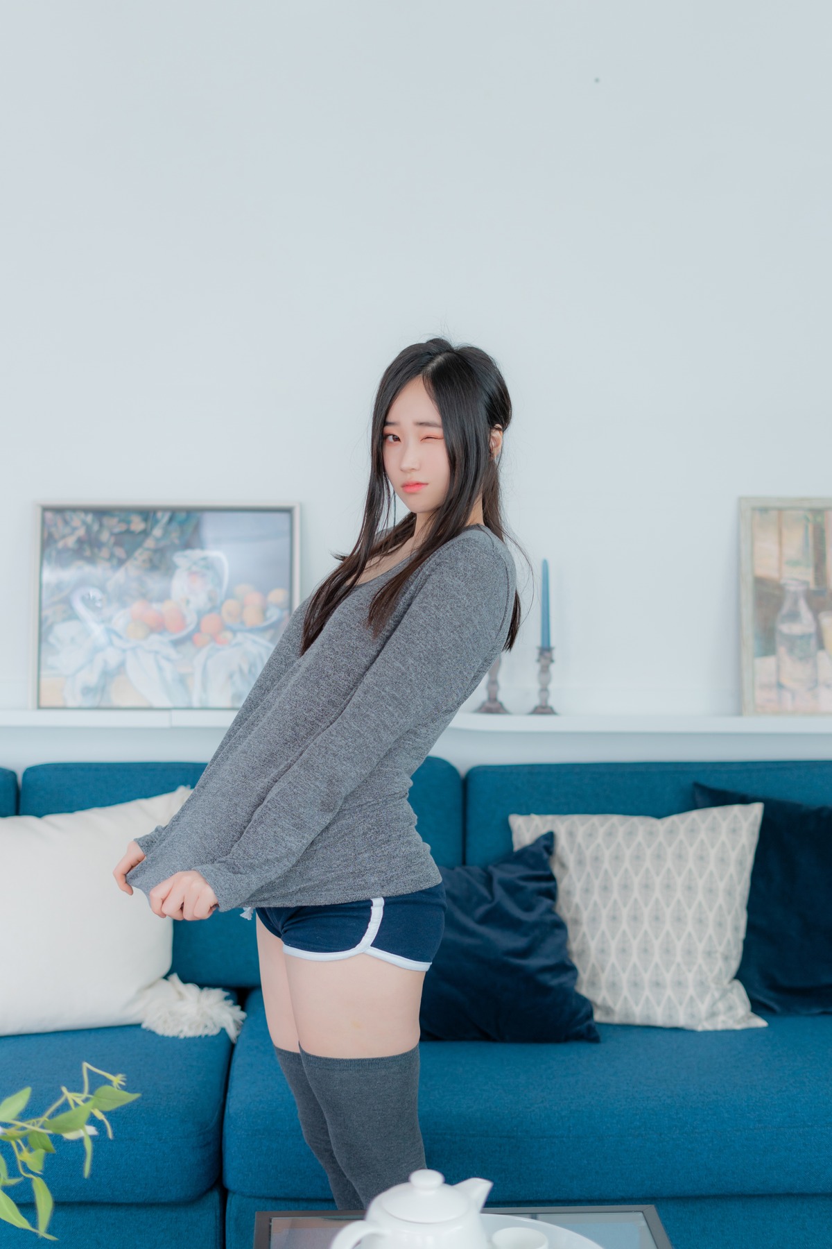 Bambi 밤비, [CreamSoda] Over knee socks Set.02