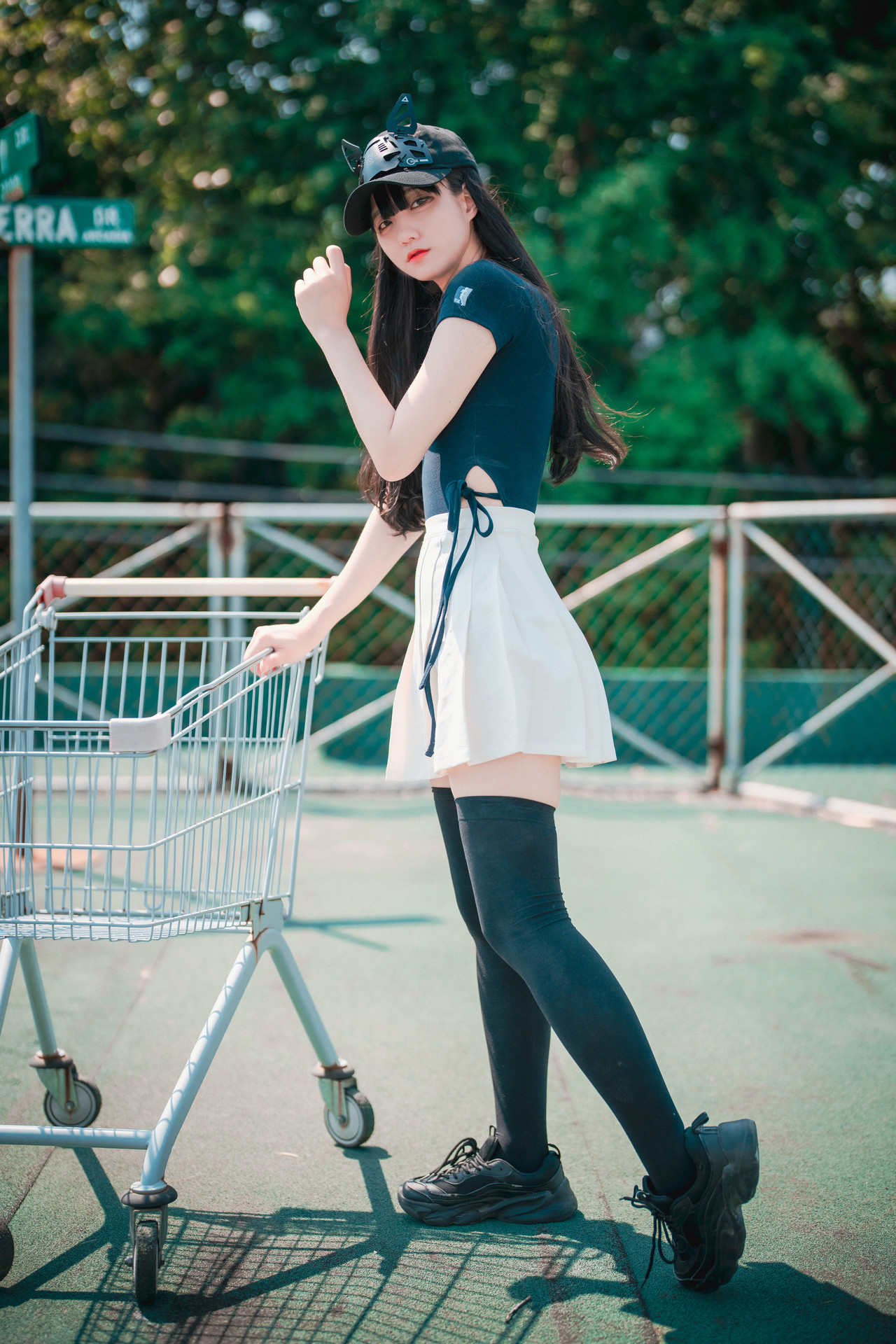 Jeong Jenny 정제니, [DJAWA] Classic Athletic Girl in Navy Blue Set.01