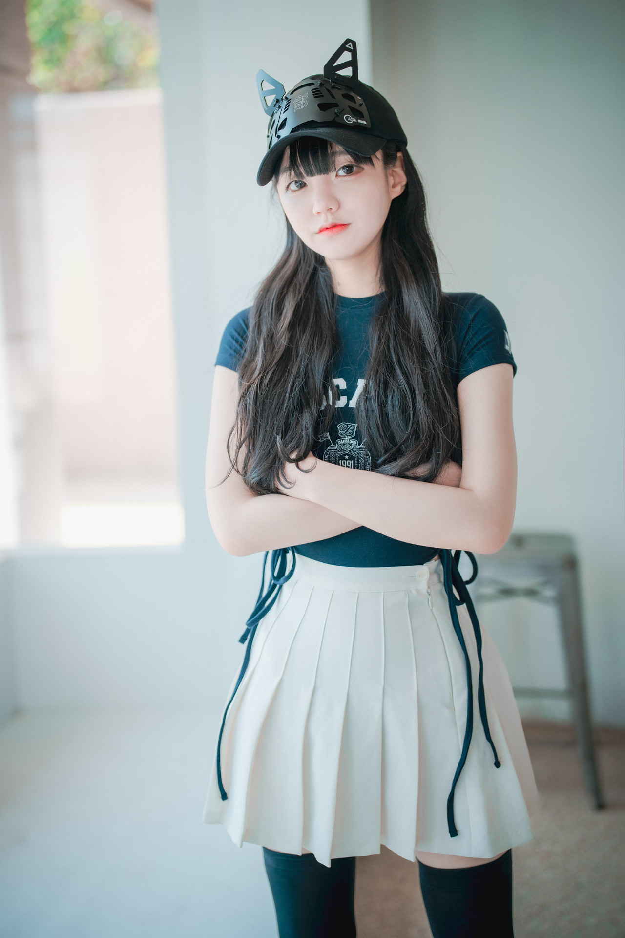 Jeong Jenny 정제니, [DJAWA] Classic Athletic Girl in Navy Blue Set.02