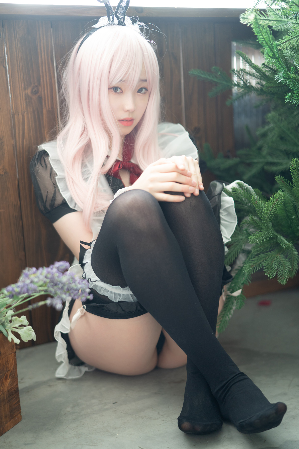 Bambi 밤비, [DJAWA] Sheer Bunny Maid