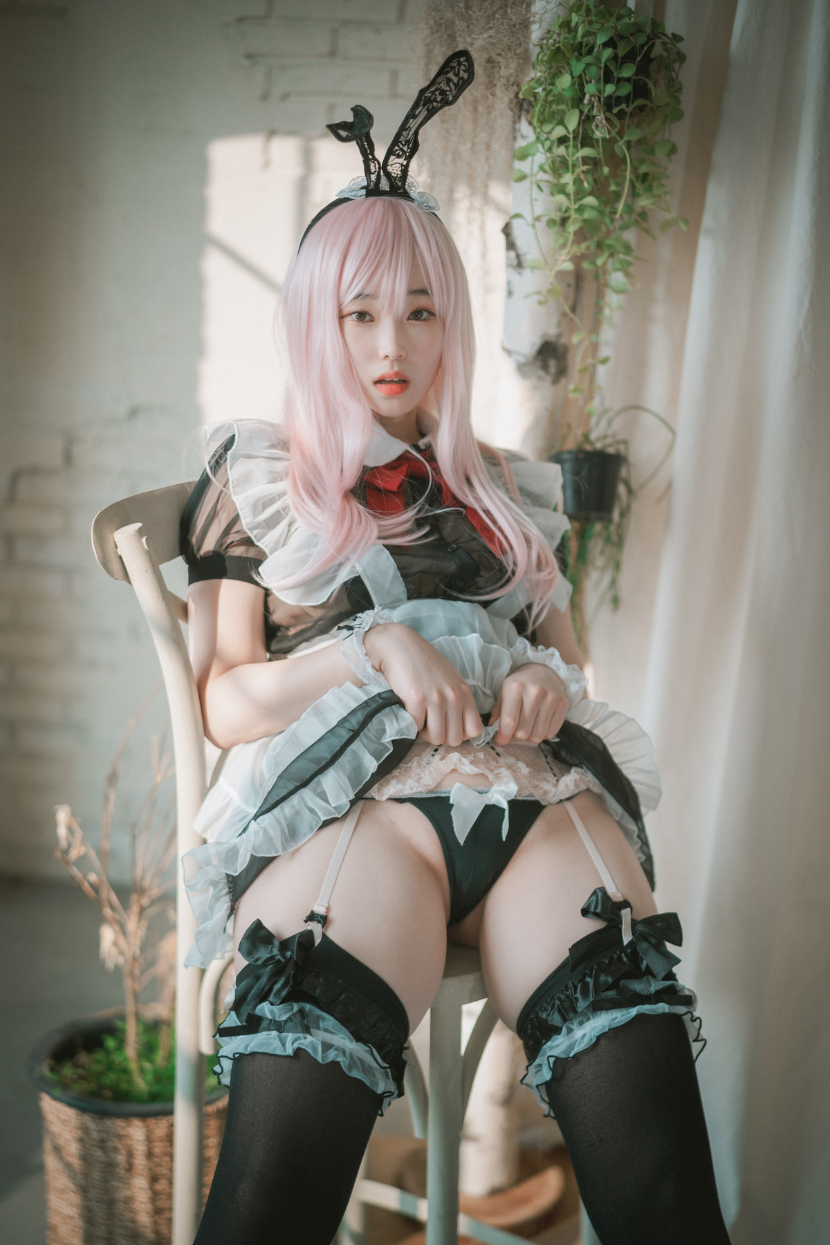 Bambi 밤비, [DJAWA] Sheer Bunny Maid