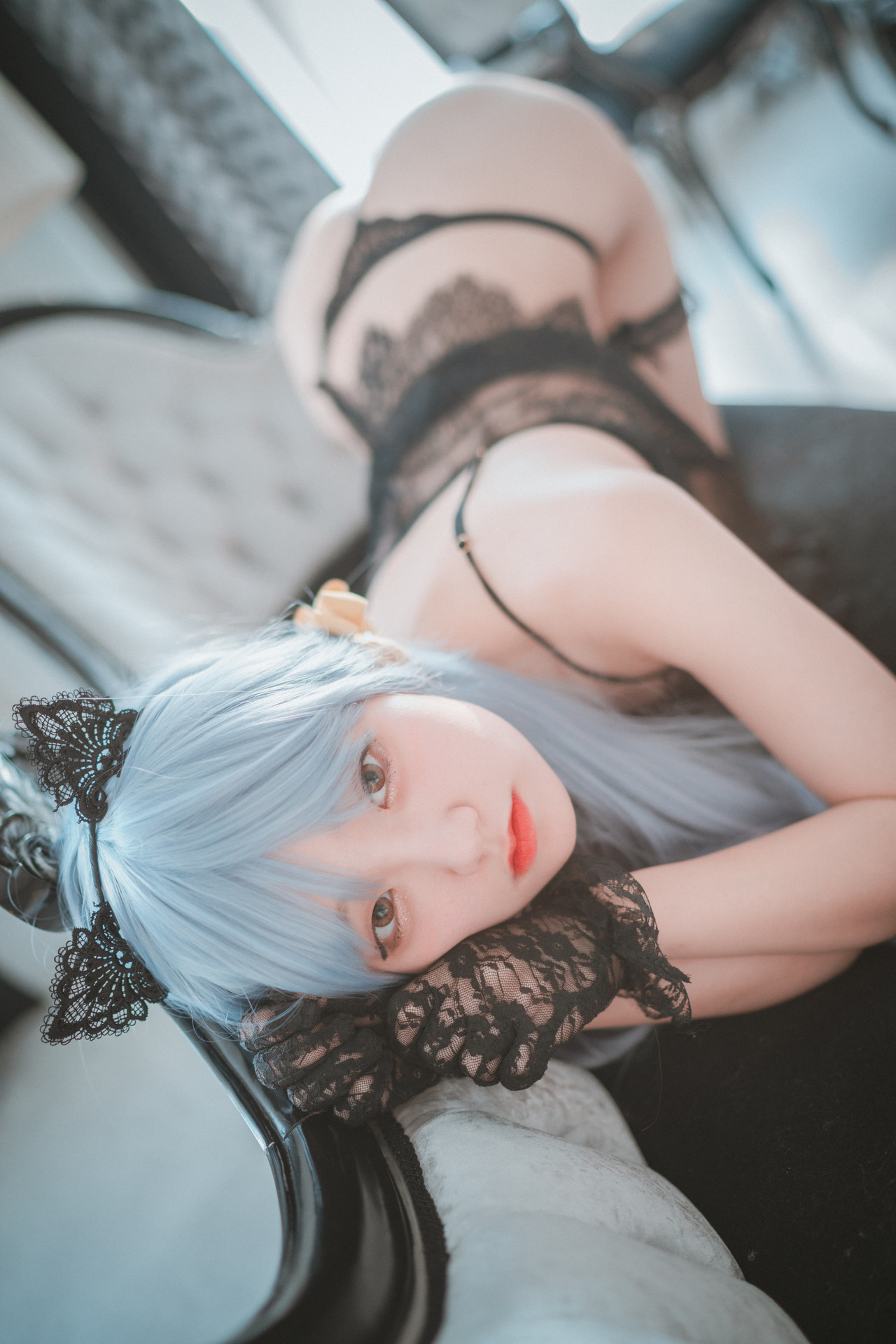 Jeong Jenny 정제니, [DJAWA] Schwarz und Wei Katzenmädchen Set.02