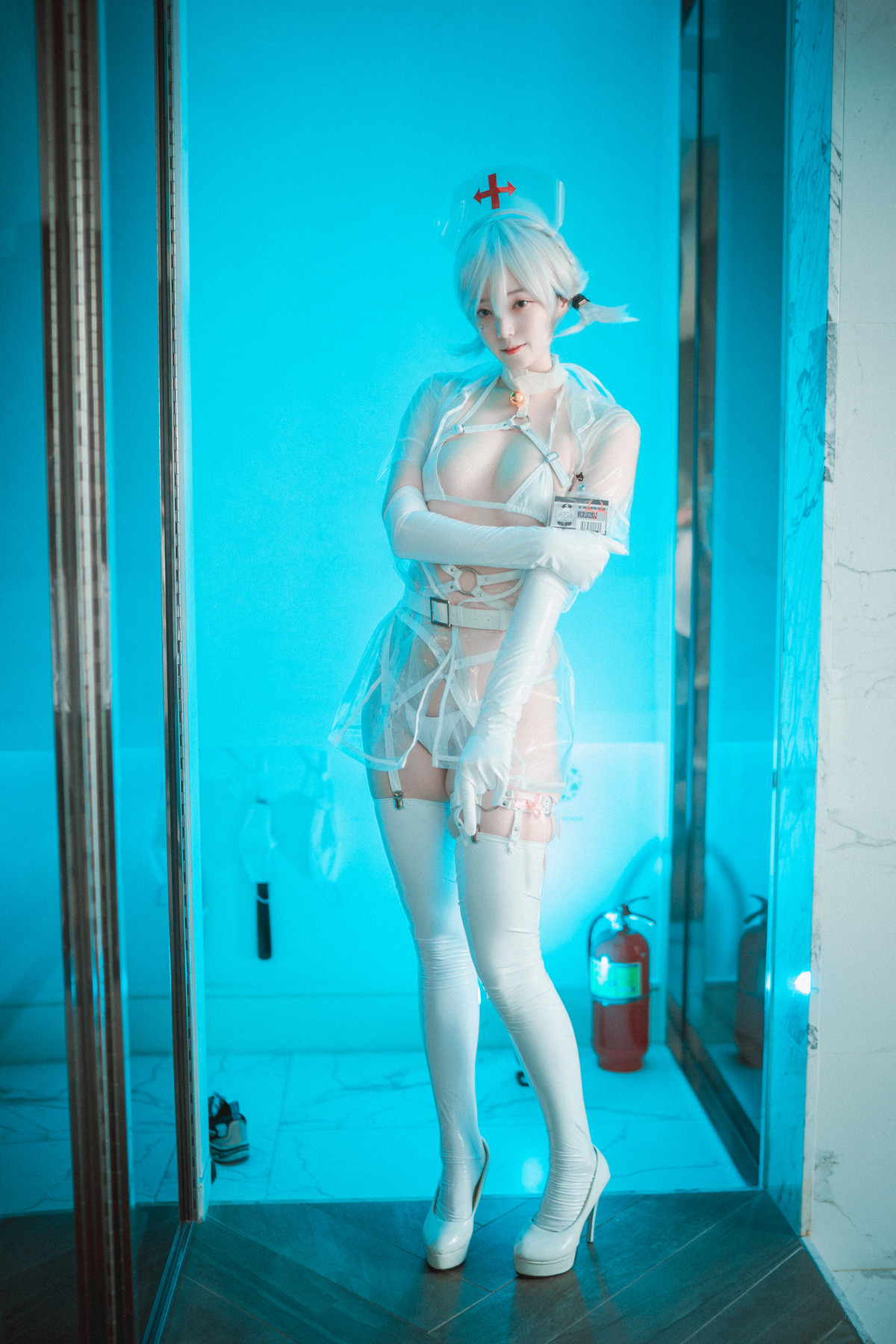 Bambi 밤비, [DJAWA] Nurse Nation (White ver) Set.02