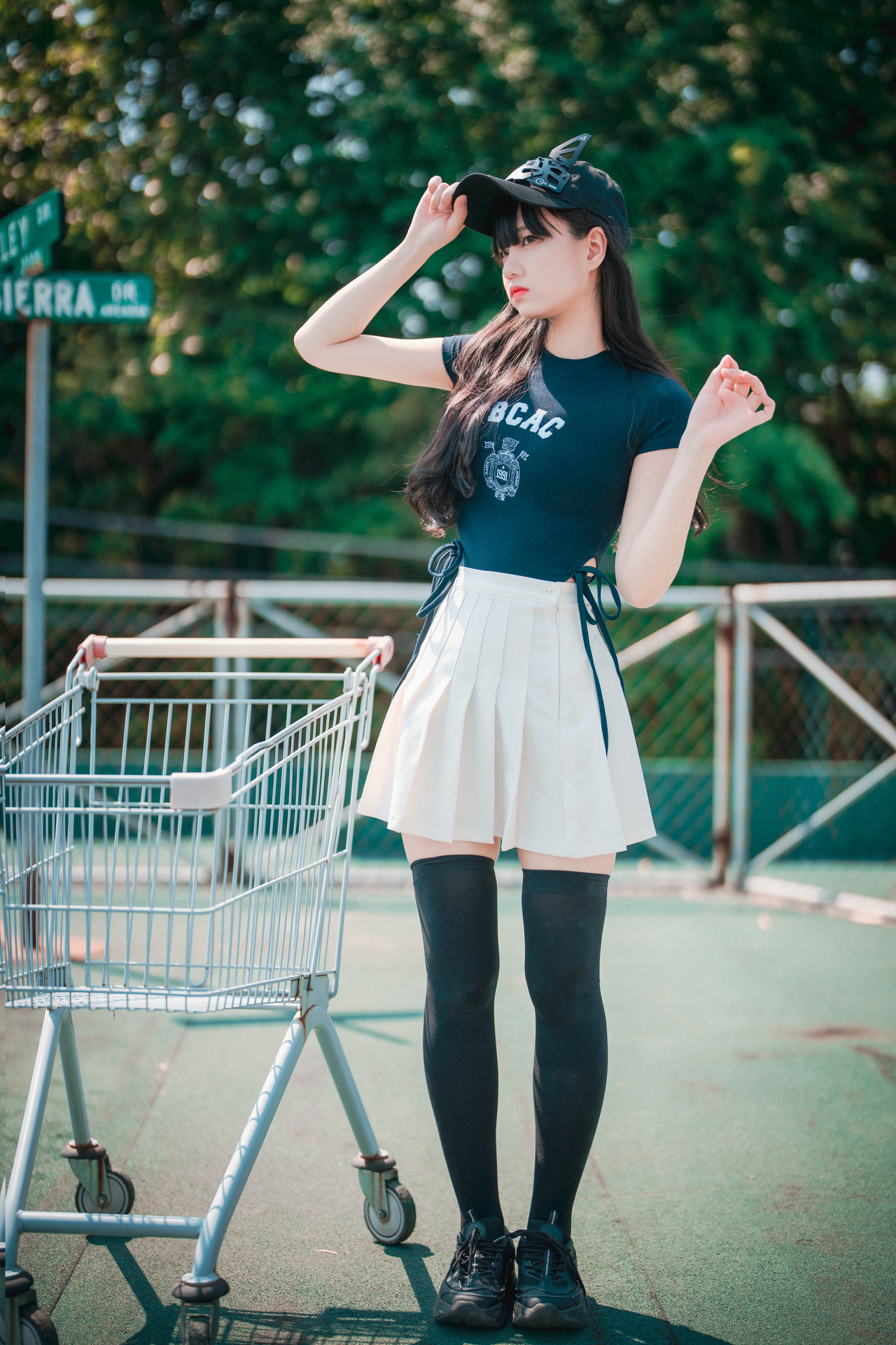Jeong Jenny 정제니, [DJAWA] Classic Athletic Girl in Navy Blue Set.01