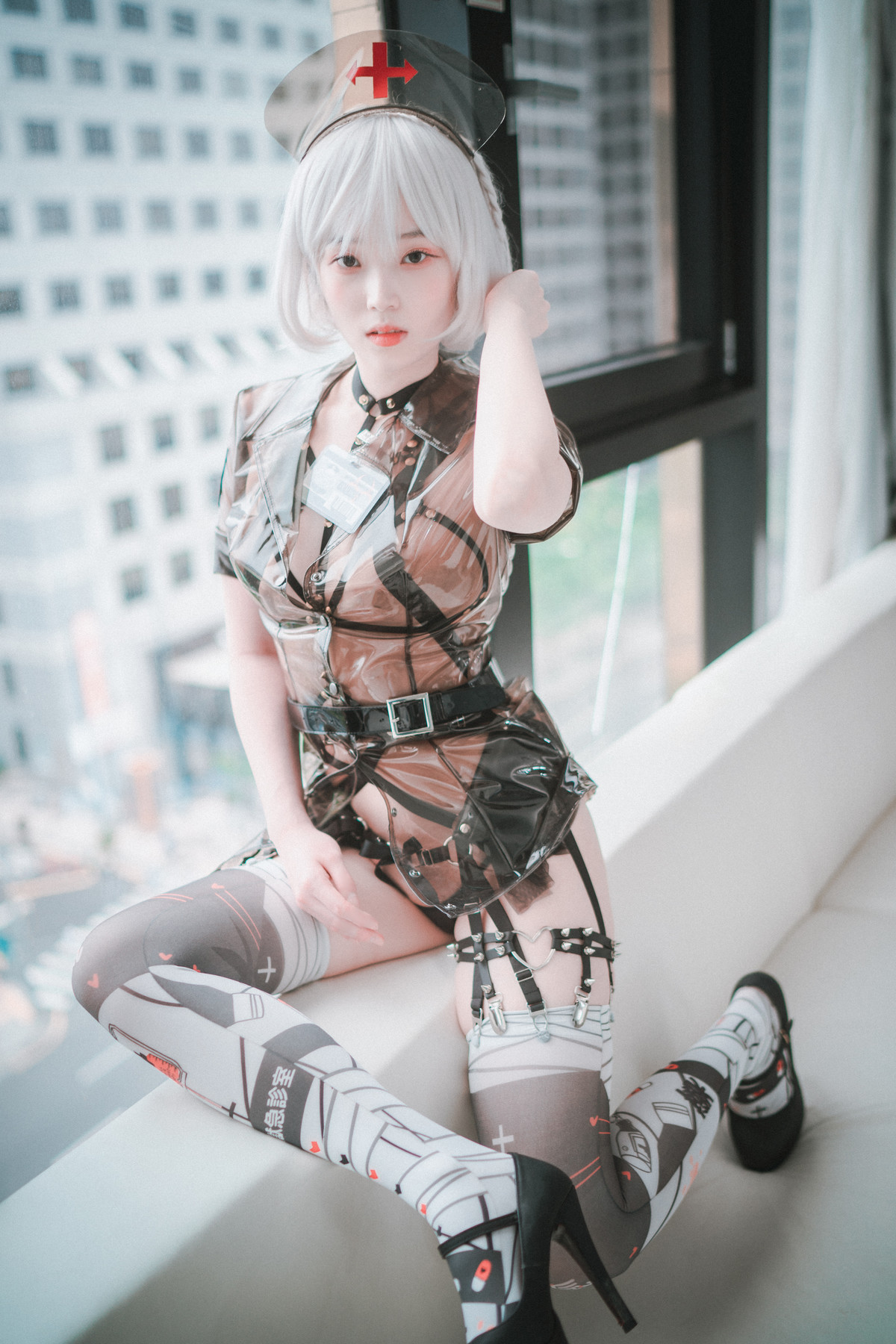 Bambi 밤비, [DJAWA] Nurse Nation (Black ver) Set.01