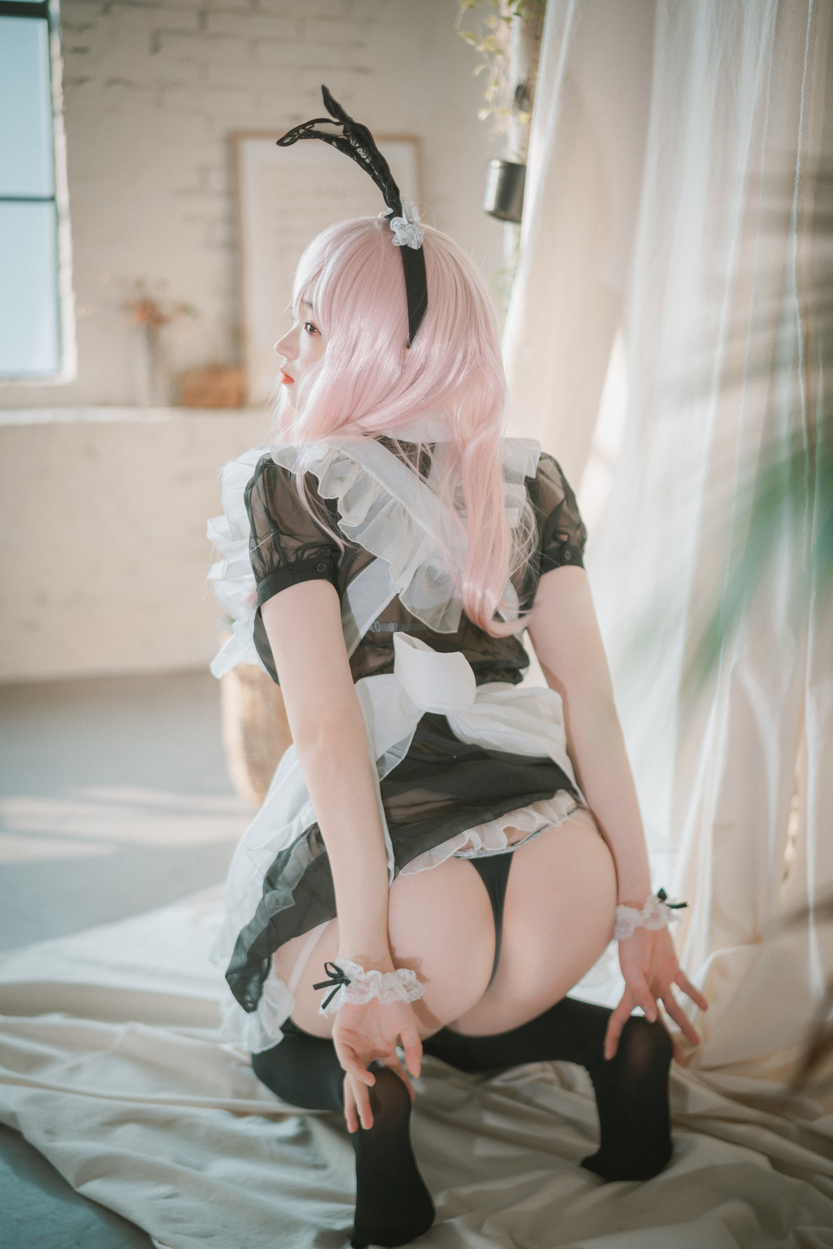 Bambi 밤비, [DJAWA] Sheer Bunny Maid