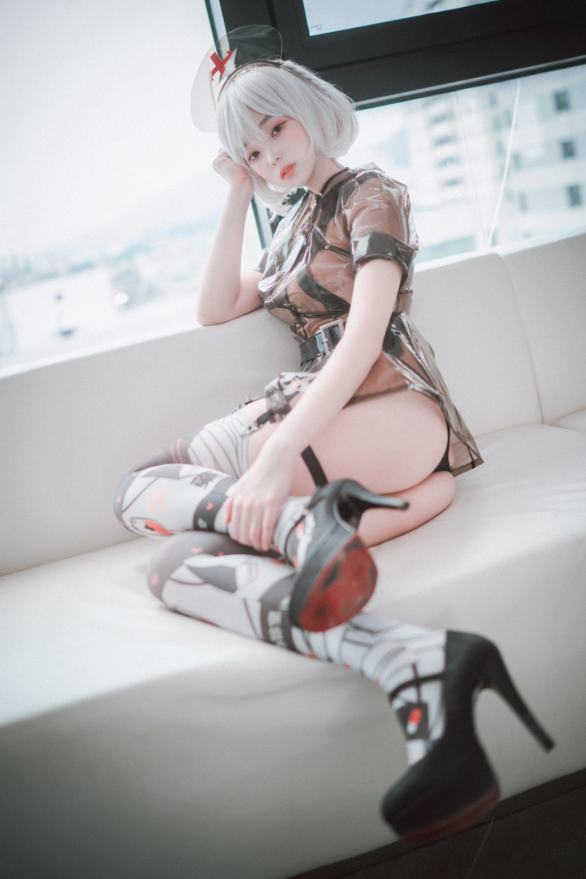 Bambi 밤비, [DJAWA] Nurse Nation (Black ver) Set.01