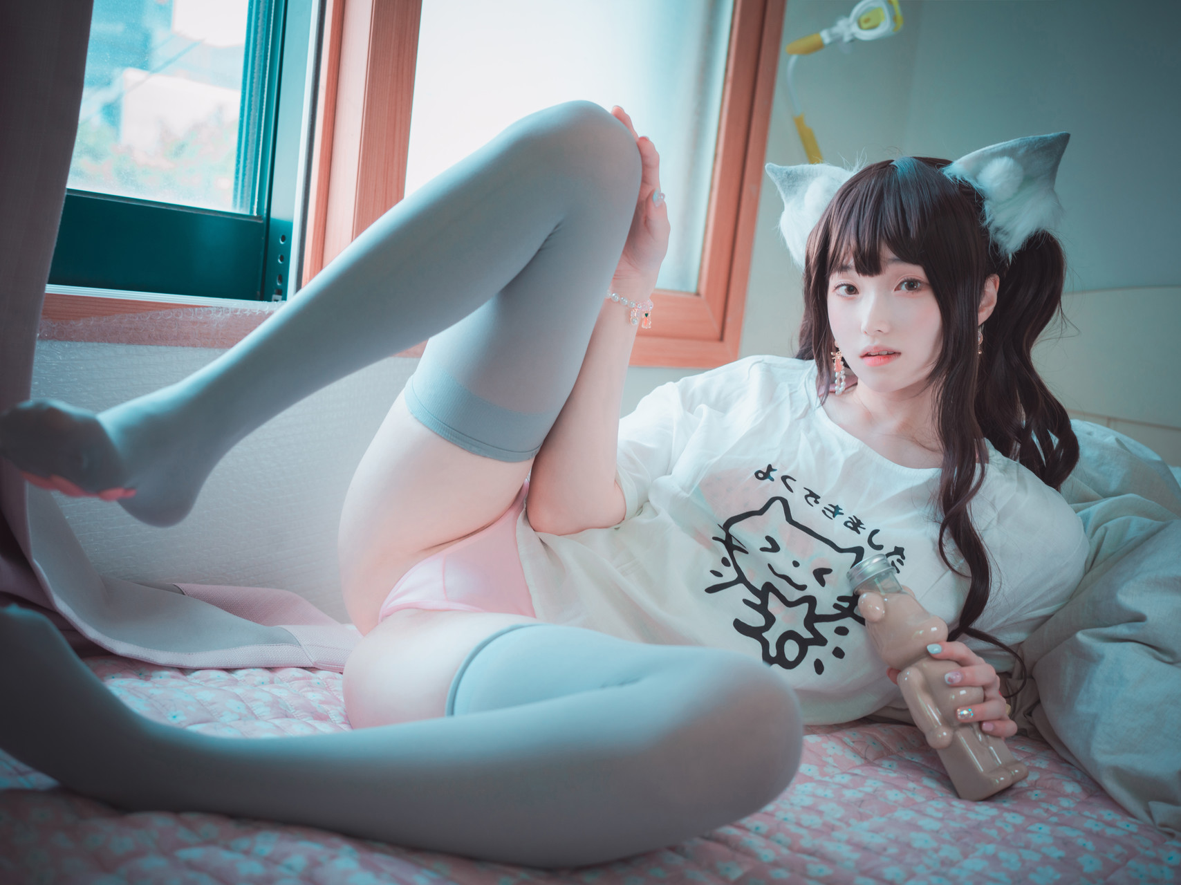 Bambi 밤비, [DJAWA] The cat I picked up turned into a girl Set.02