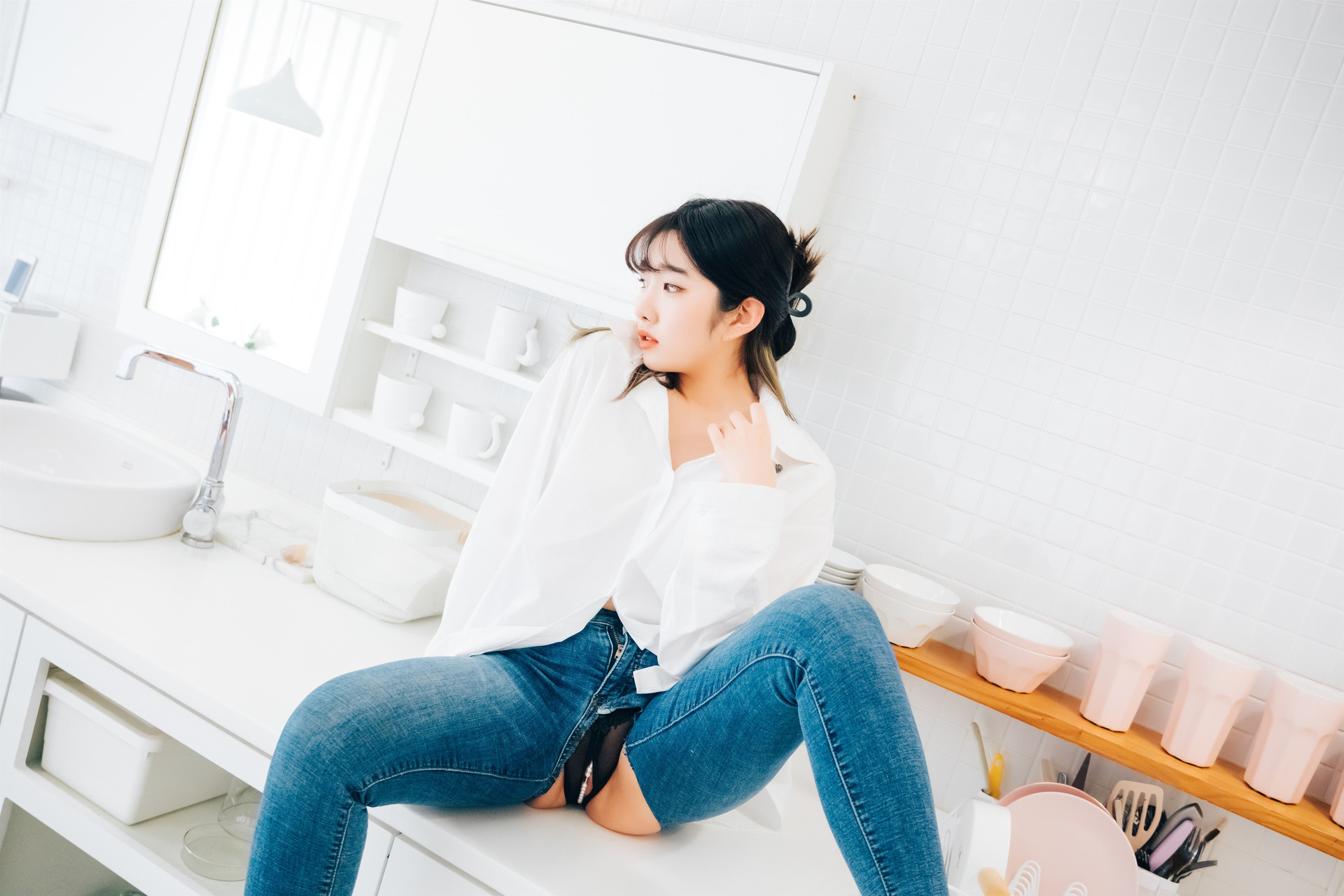Sonson 손손, [Loozy] Nude Apron Set.01