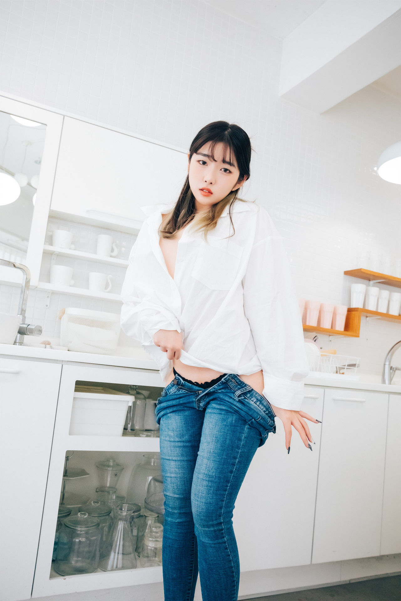 Sonson 손손, [Loozy] Nude Apron Set.01