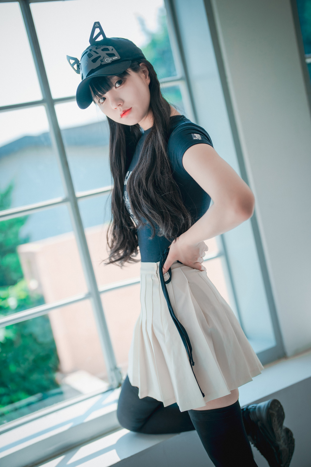 Jeong Jenny 정제니, [DJAWA] Classic Athletic Girl in Navy Blue Set.02