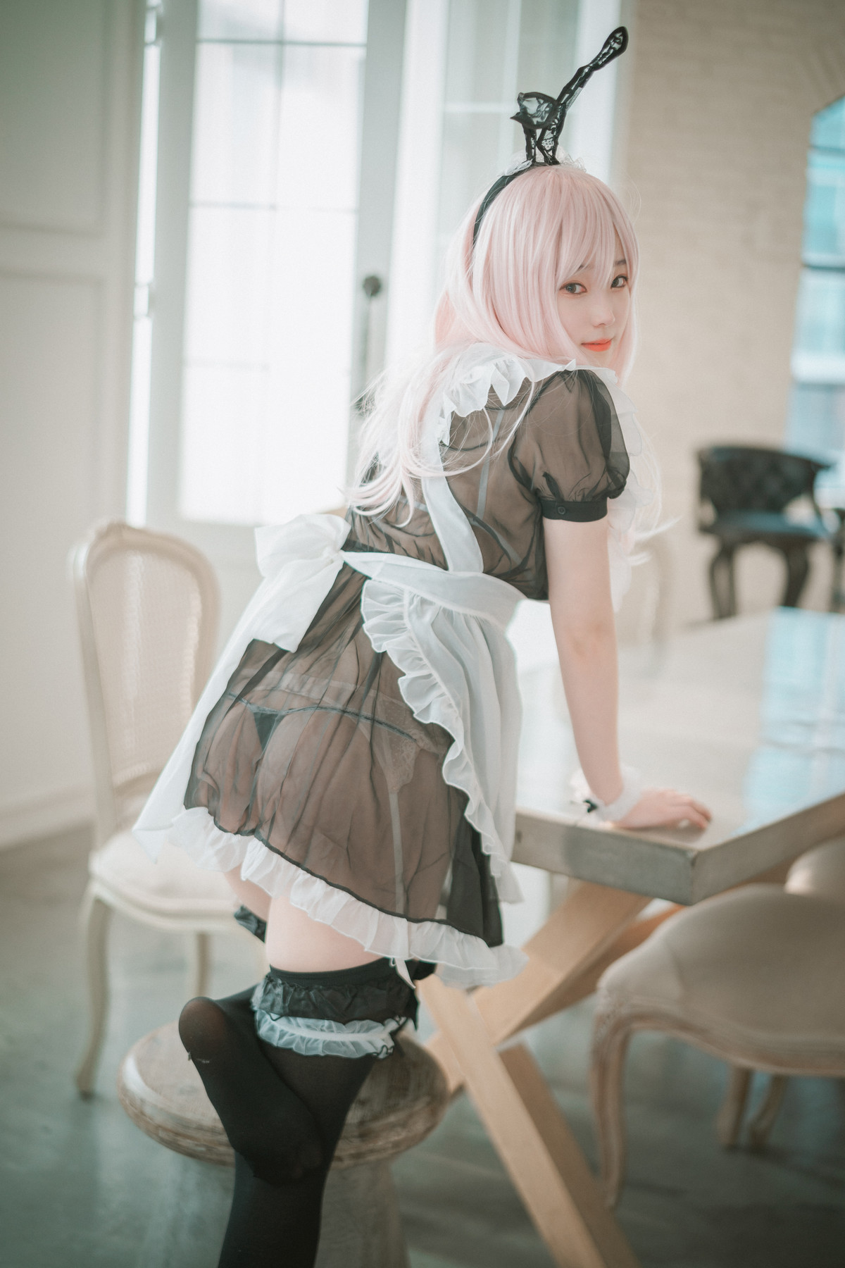 Bambi 밤비, [DJAWA] Sheer Bunny Maid