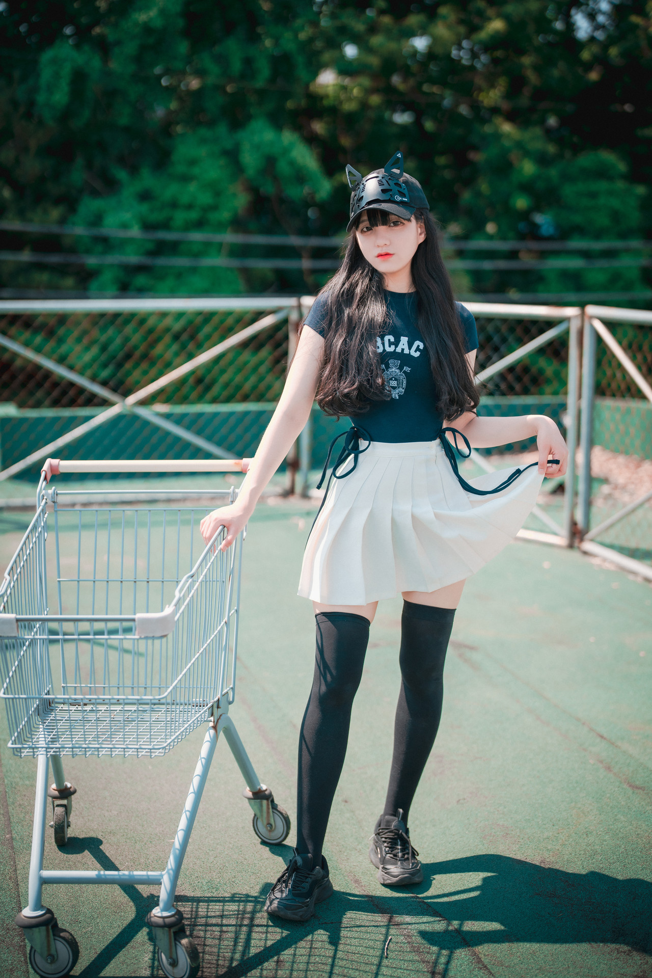 Jeong Jenny 정제니, [DJAWA] Classic Athletic Girl in Navy Blue Set.01