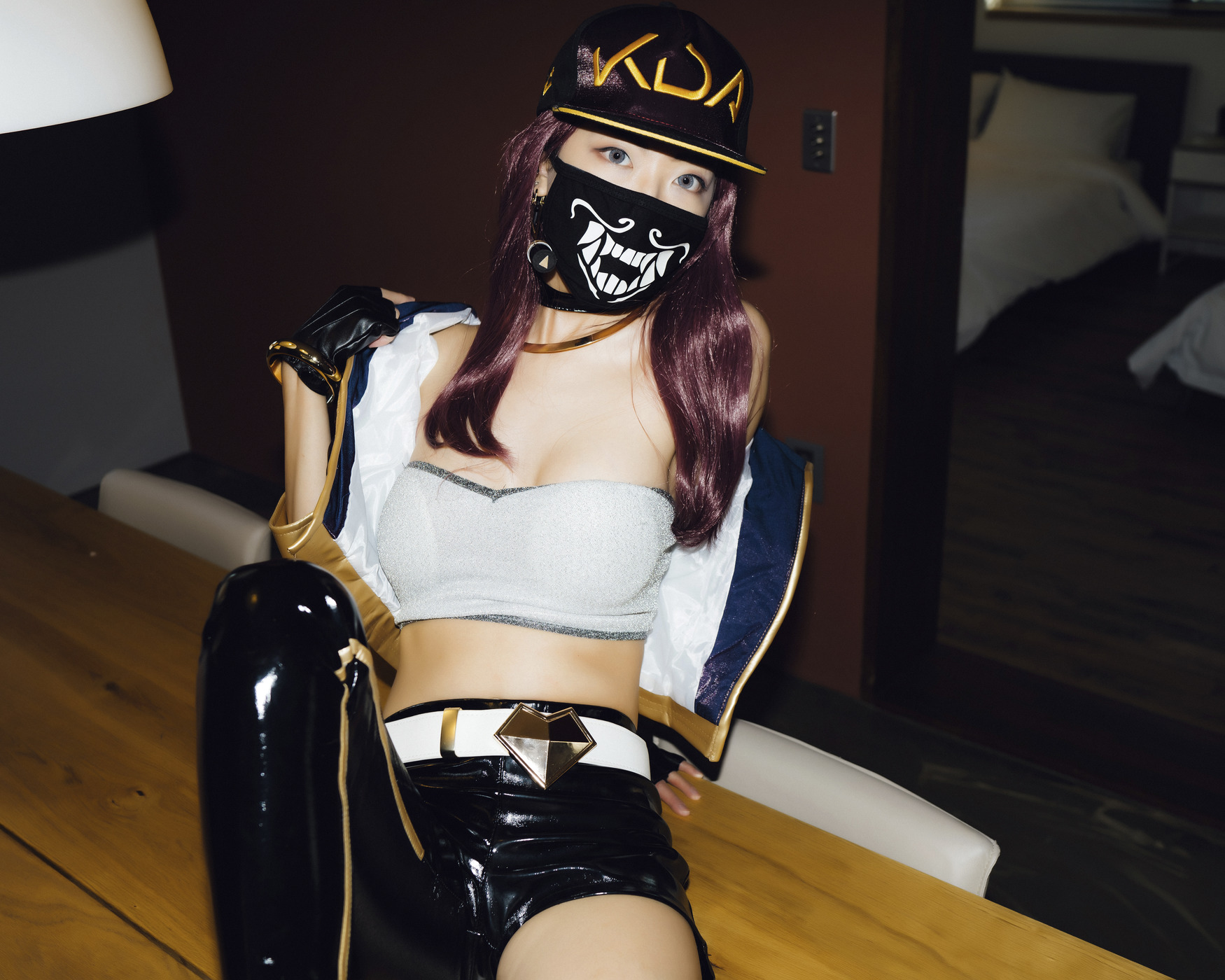 Mona 모나, [Moon Night Snap] K/DA Akali Set.01
