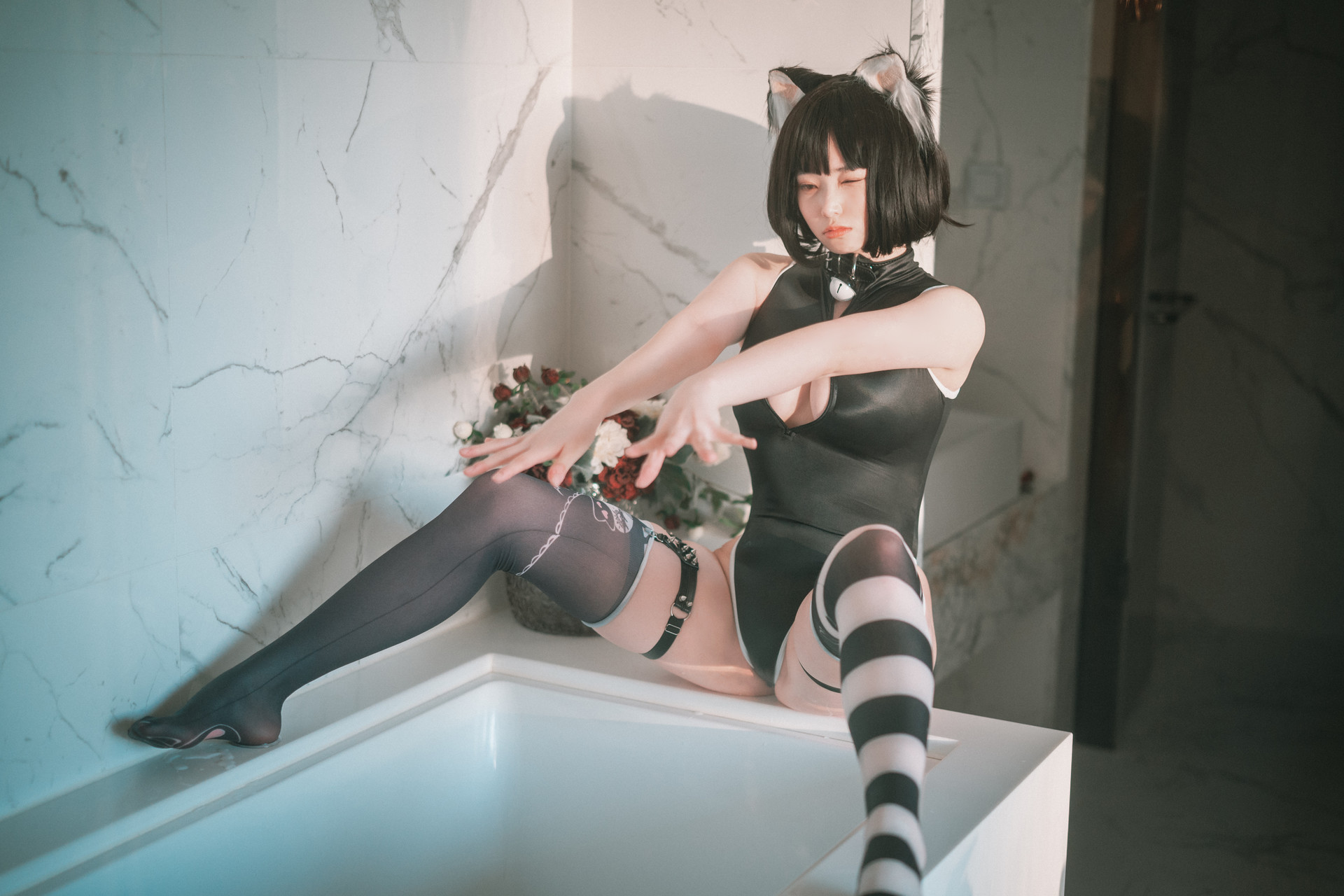 Bambi 밤비, [DJAWA] Le chat déteste la douche