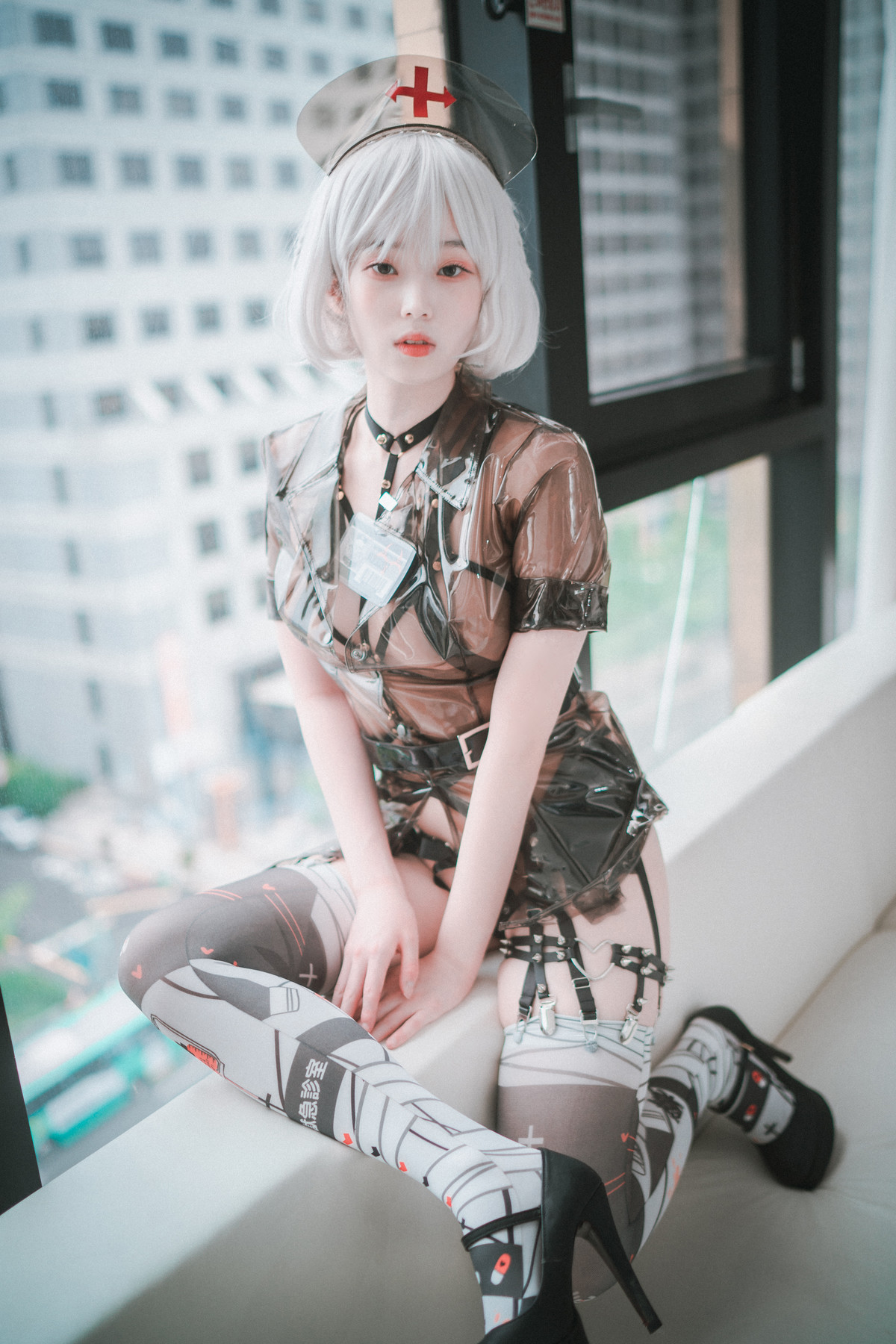 Bambi 밤비, [DJAWA] Nurse Nation (Black ver) Set.01
