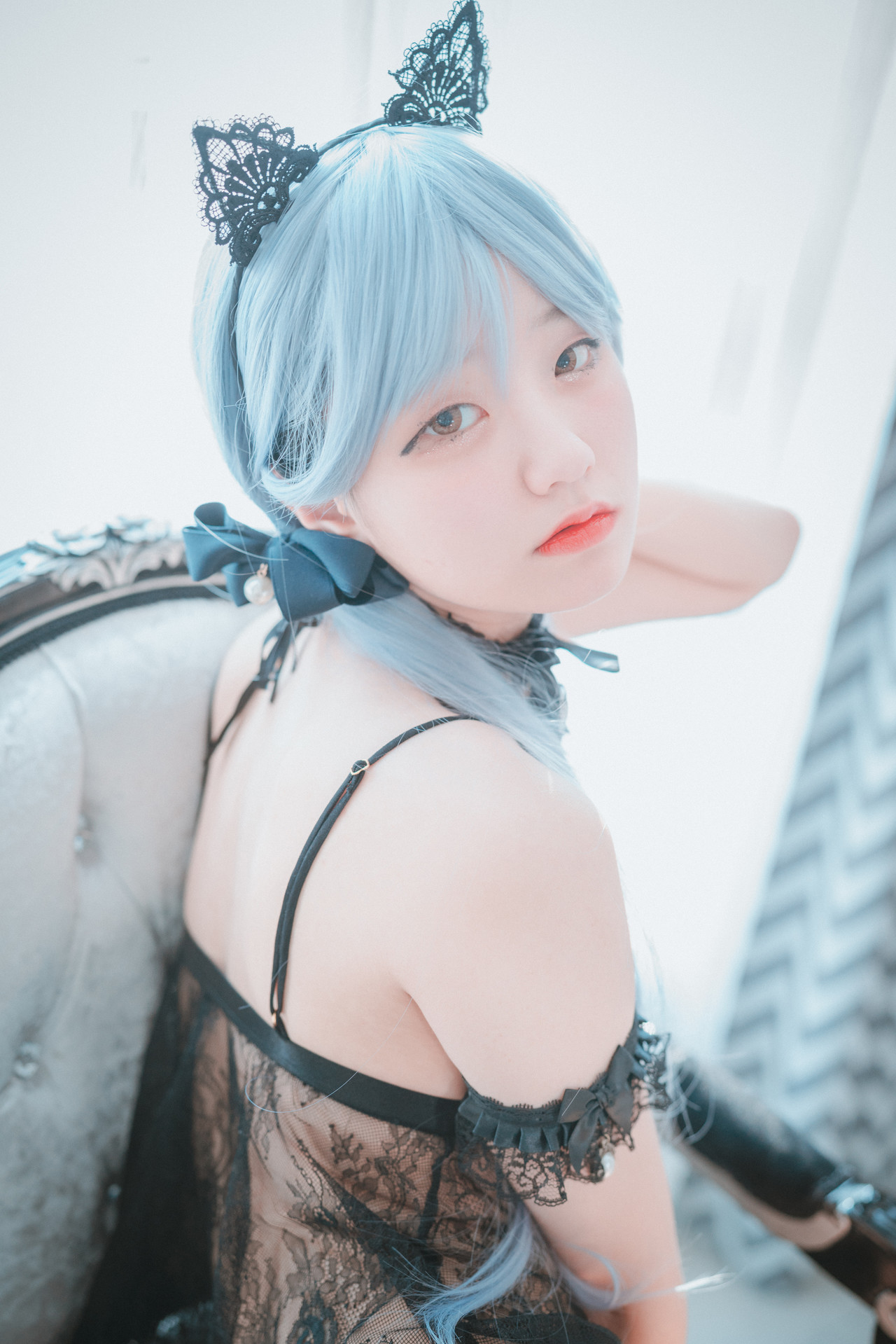 Jeong Jenny 정제니, [DJAWA] Schwarz und Wei Katzenmädchen Set.02