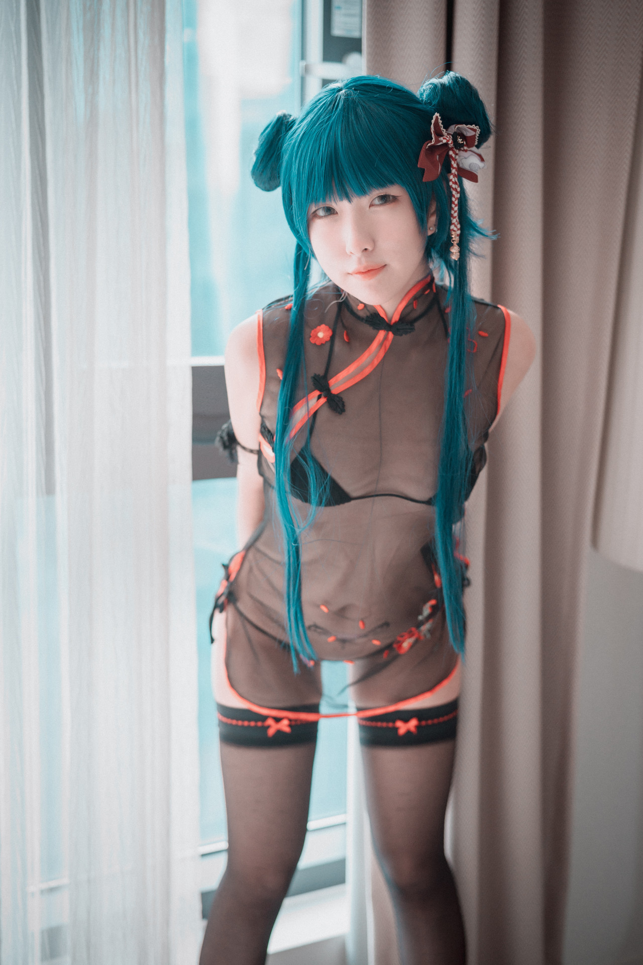 Sonson 손손, [DJAWA] Sheer Qipao Girl