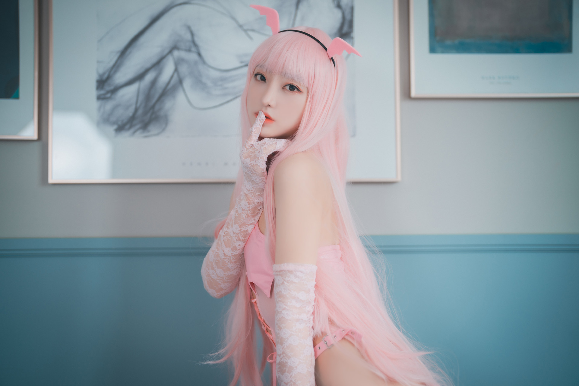 HaNari 하나리, [DJAWA] Pink Succubus Set.01