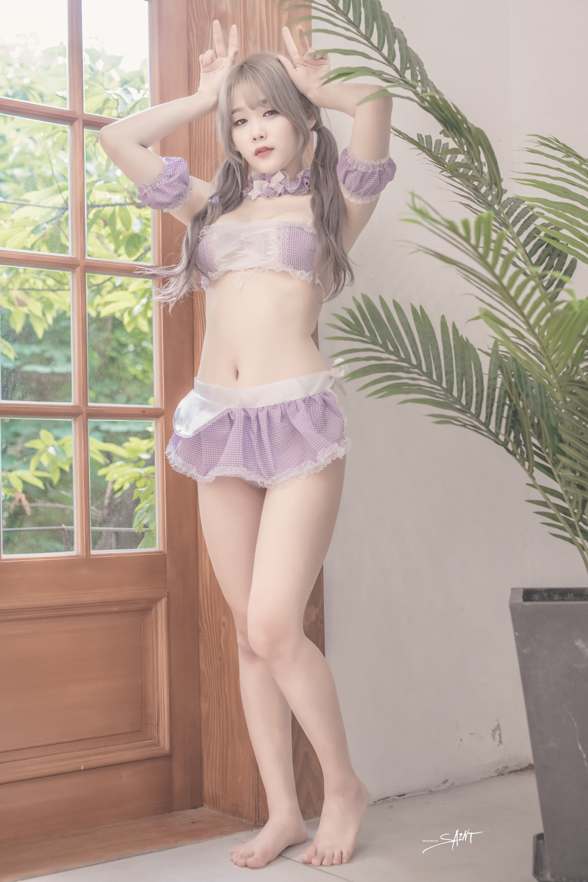 ZIA.Kwon 권지아, [SAINT Photolife] Zia Vol.01 Hyacinth Set.01