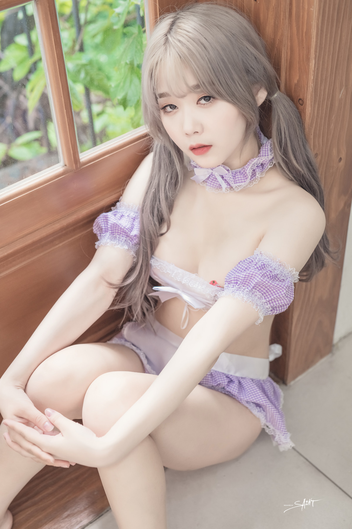 ZIA.Kwon 권지아, [SAINT Photolife] Zia Vol.01 Hyacinth Set.01