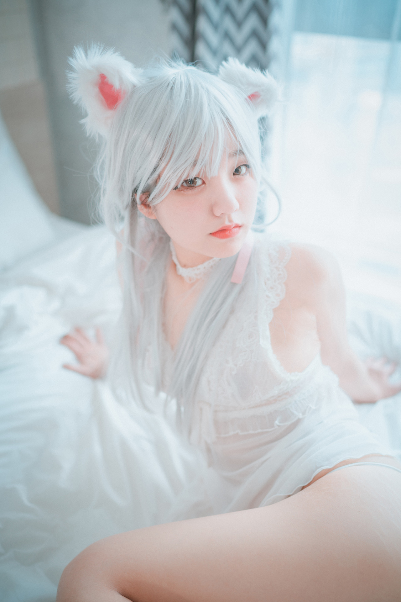 Jeong Jenny 정제니, [DJAWA] Schwarz und Wei Katzenmädchen Set.01