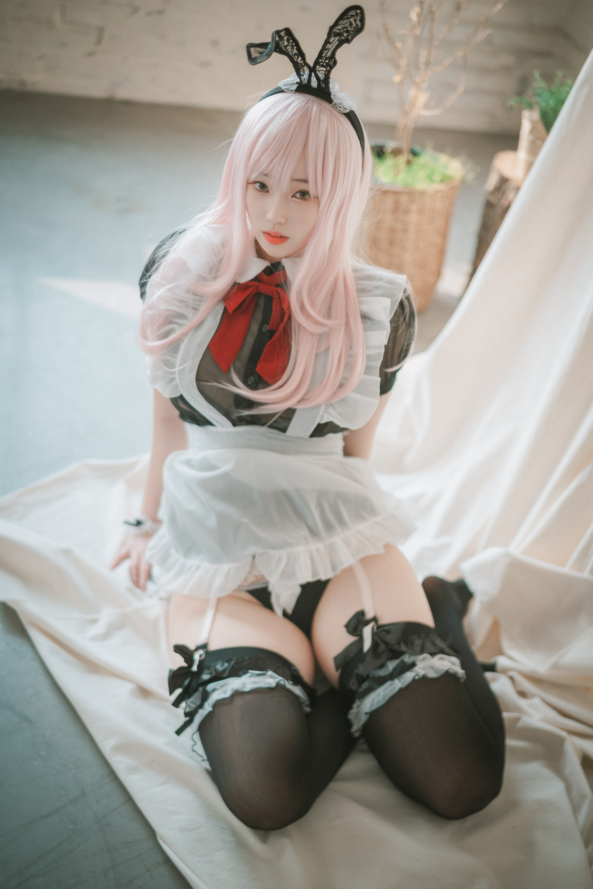 Bambi 밤비, [DJAWA] Sheer Bunny Maid