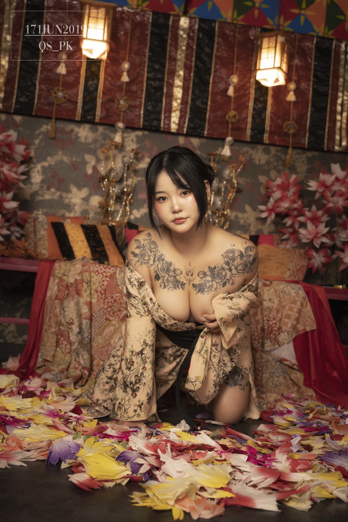 Jeon BoYeon 전보연, [SAINT Photolife] BoYeon Yukata Set.01