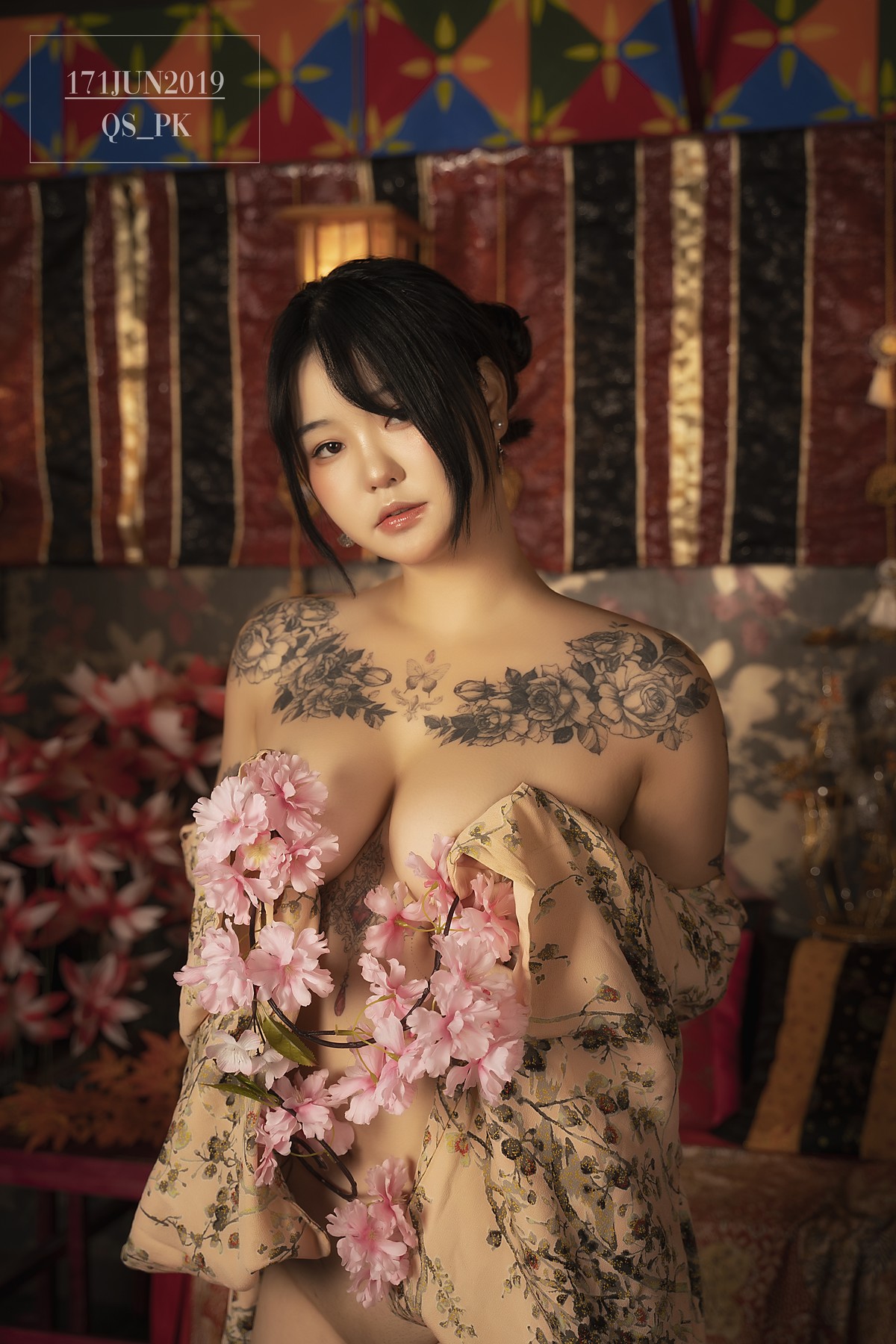 Jeon BoYeon 전보연, [SAINT Photolife] BoYeon Yukata Set.01
