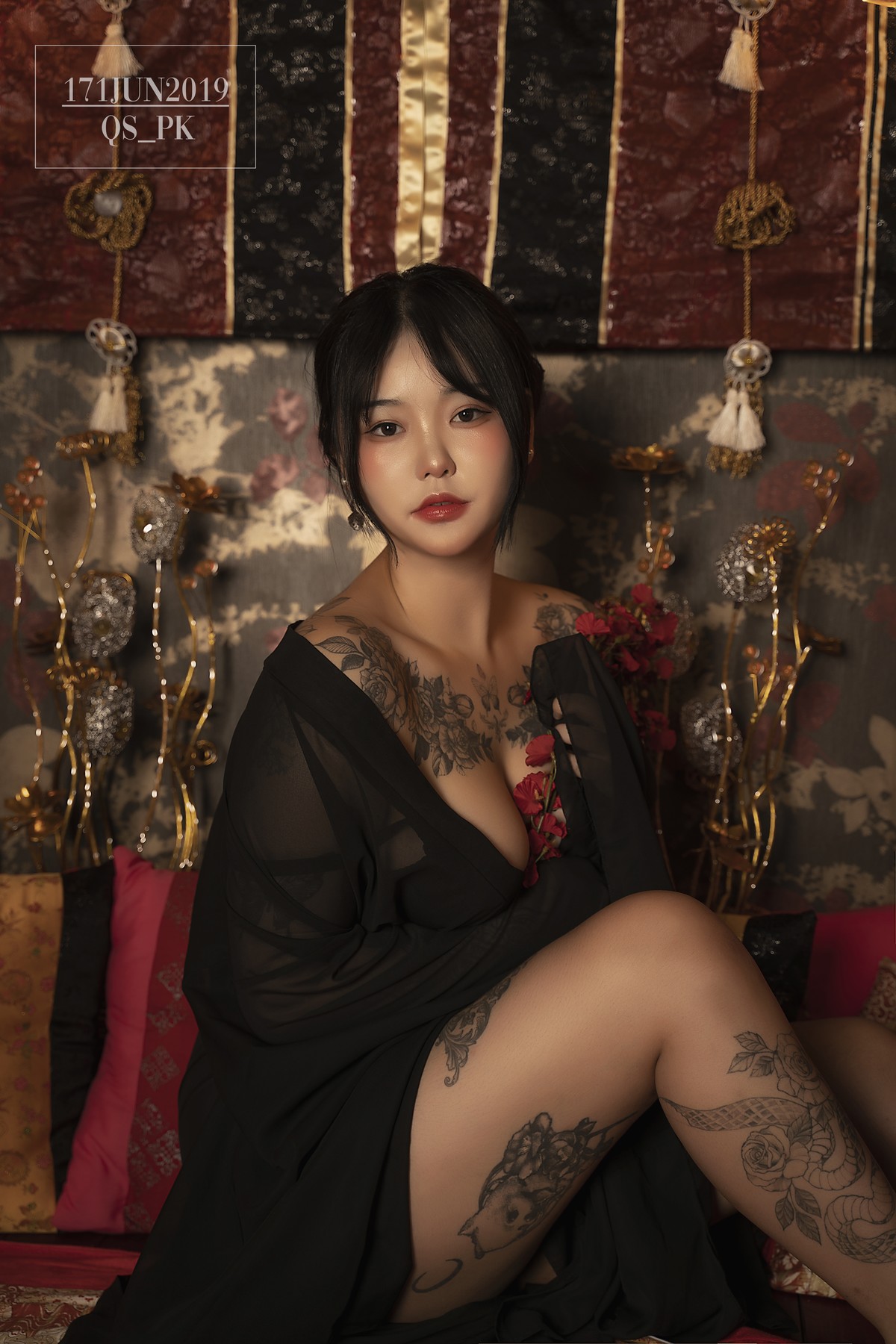 Jeon BoYeon 전보연, [SAINT Photolife] BoYeon Yukata Set.02