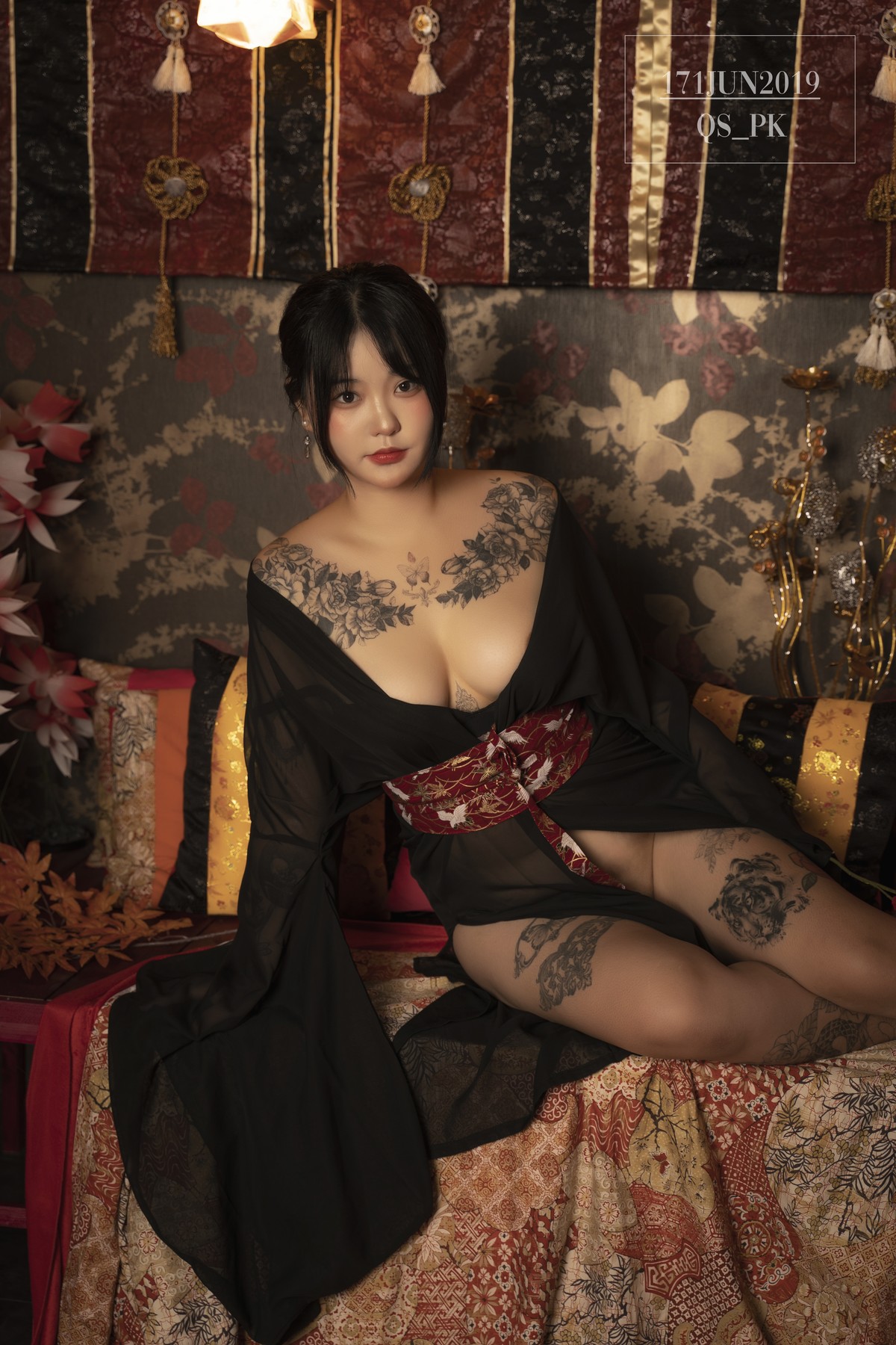 Jeon BoYeon 전보연, [SAINT Photolife] BoYeon Yukata Set.02