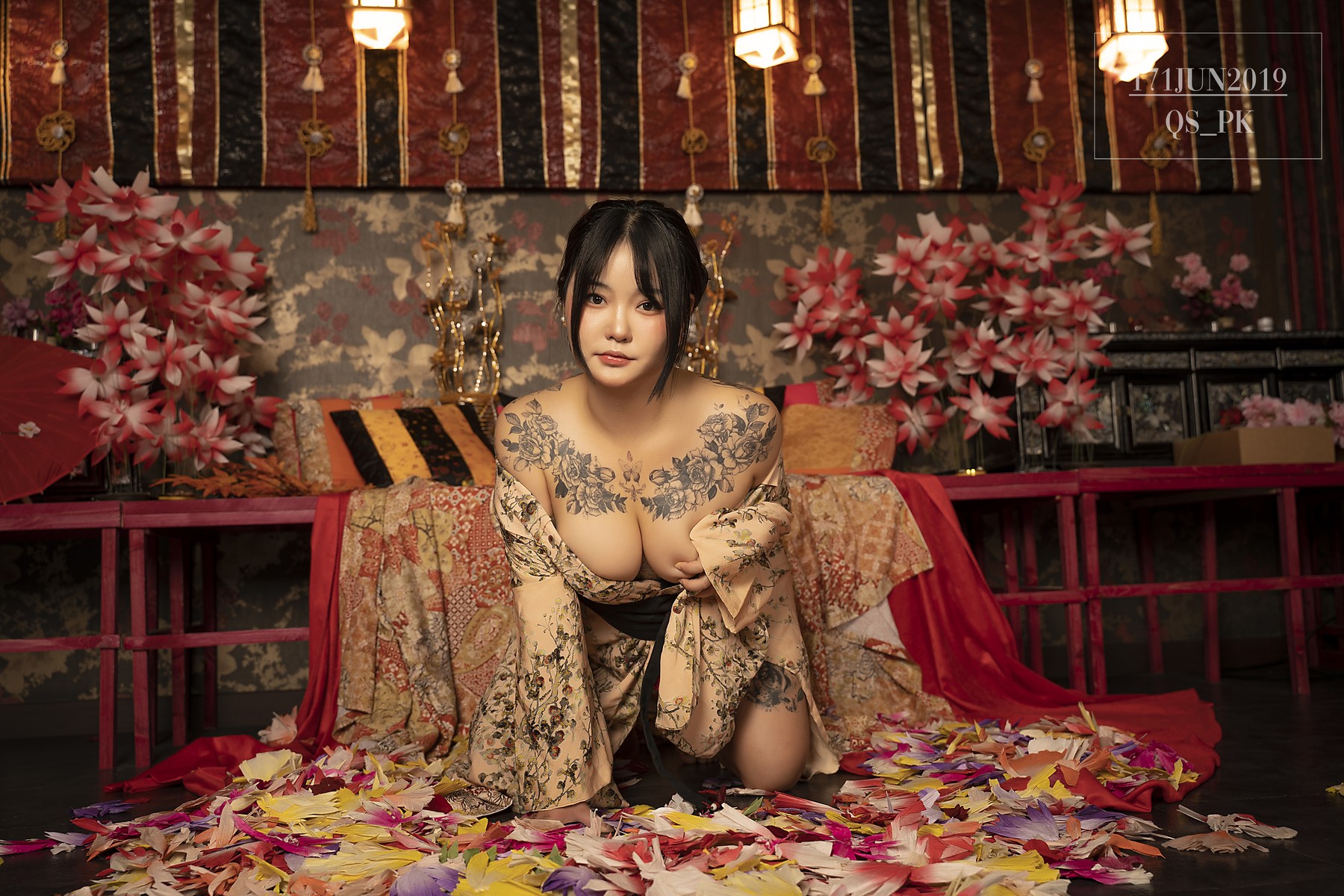 Jeon BoYeon 전보연, [SAINT Photolife] BoYeon Yukata Set.01