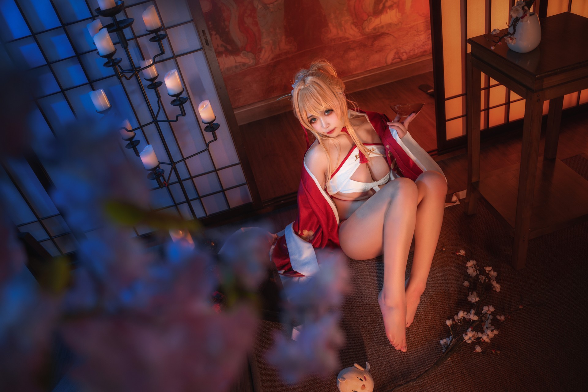 Cosplay 贞子蜜桃 碧蓝航线 新春光荣