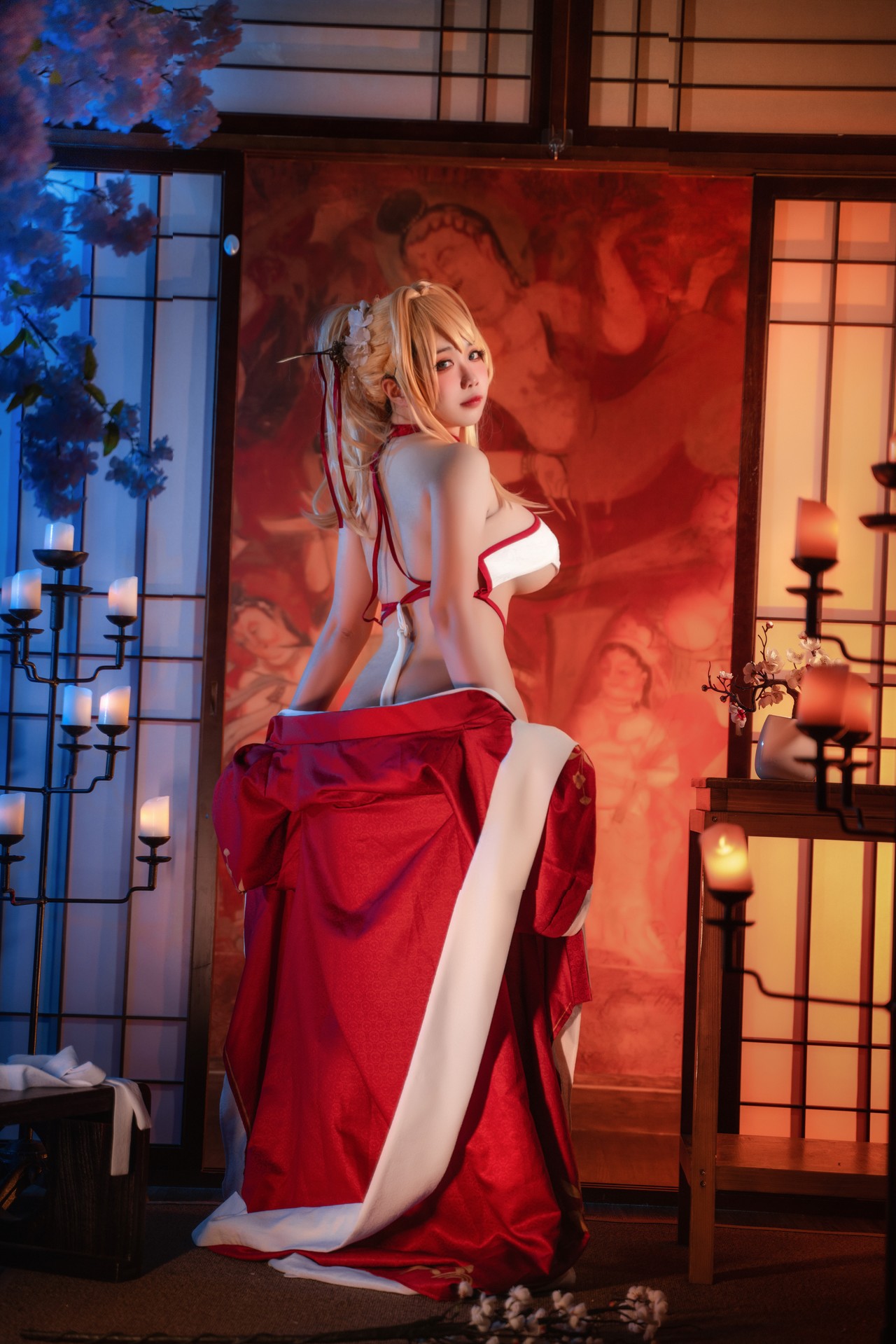 Cosplay 贞子蜜桃 碧蓝航线 新春光荣