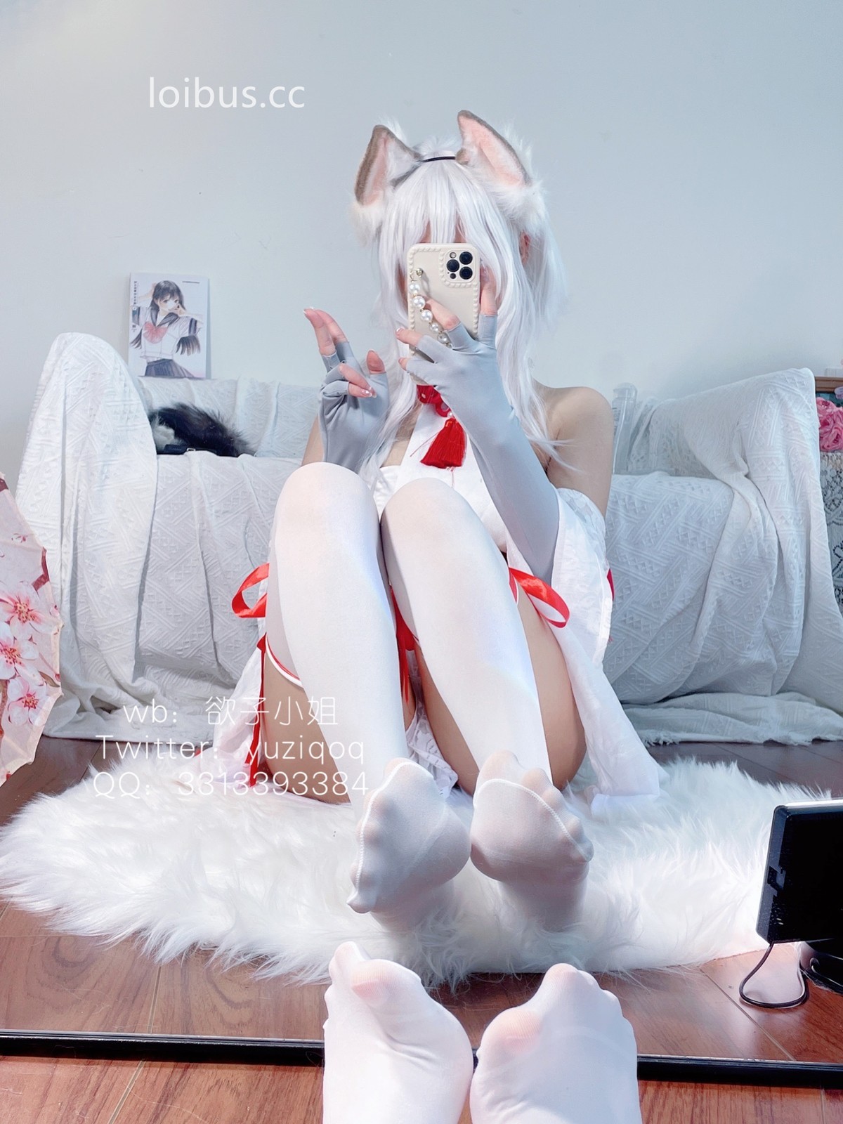 Coser 小蔡头喵喵]纯白胡桃