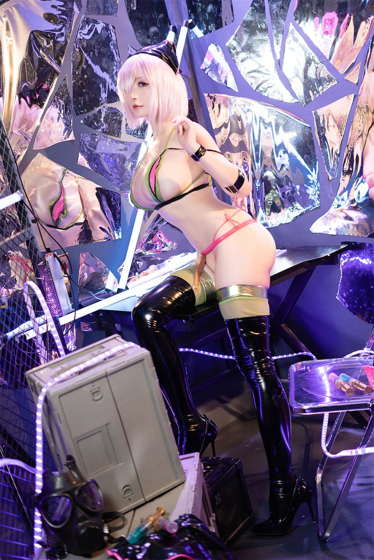 星之迟迟 Cosplay 玛修同人护士 Vol.02