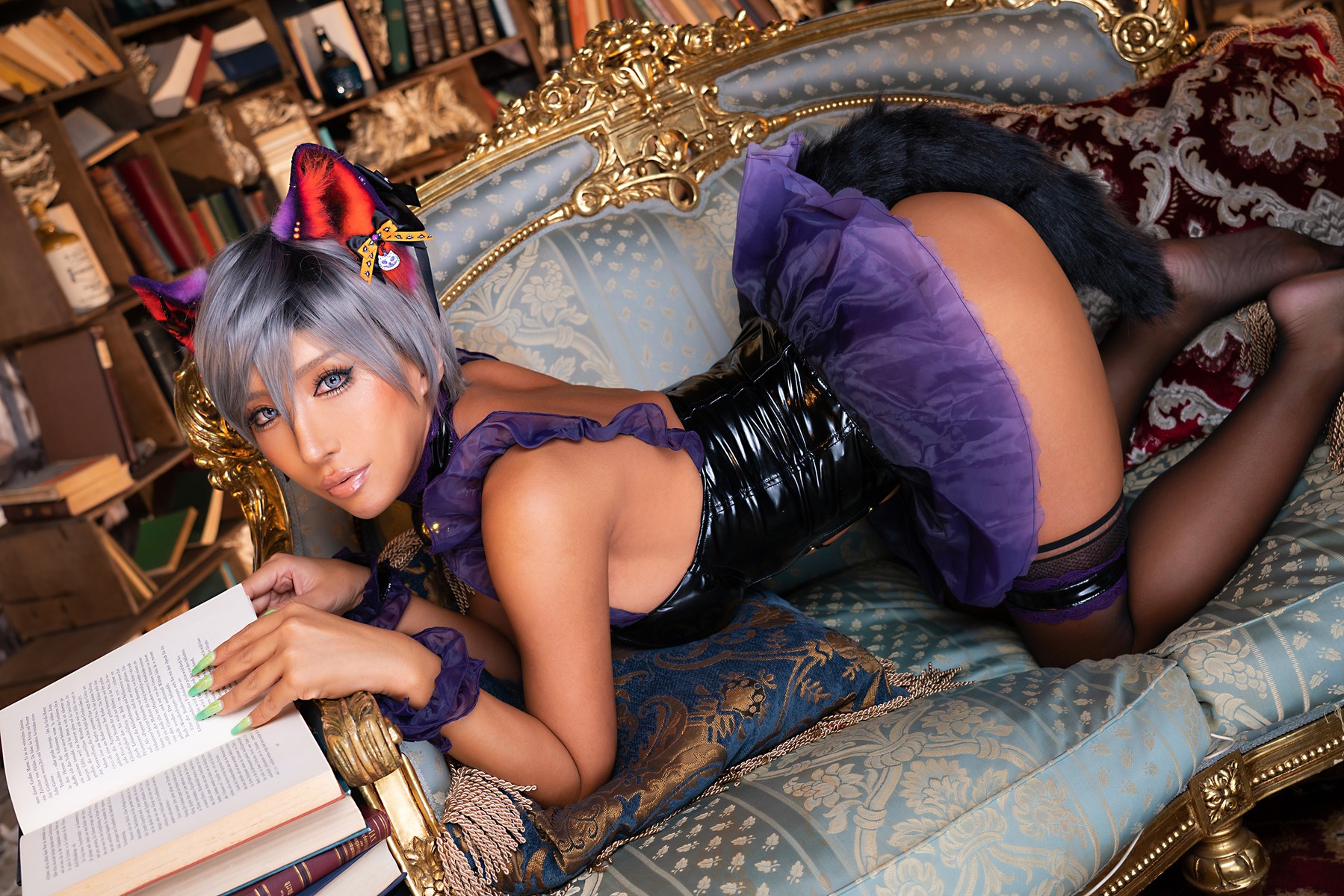 Cosplay Nonsummerjack ハロウィンキャットだにゃにゃにゃん