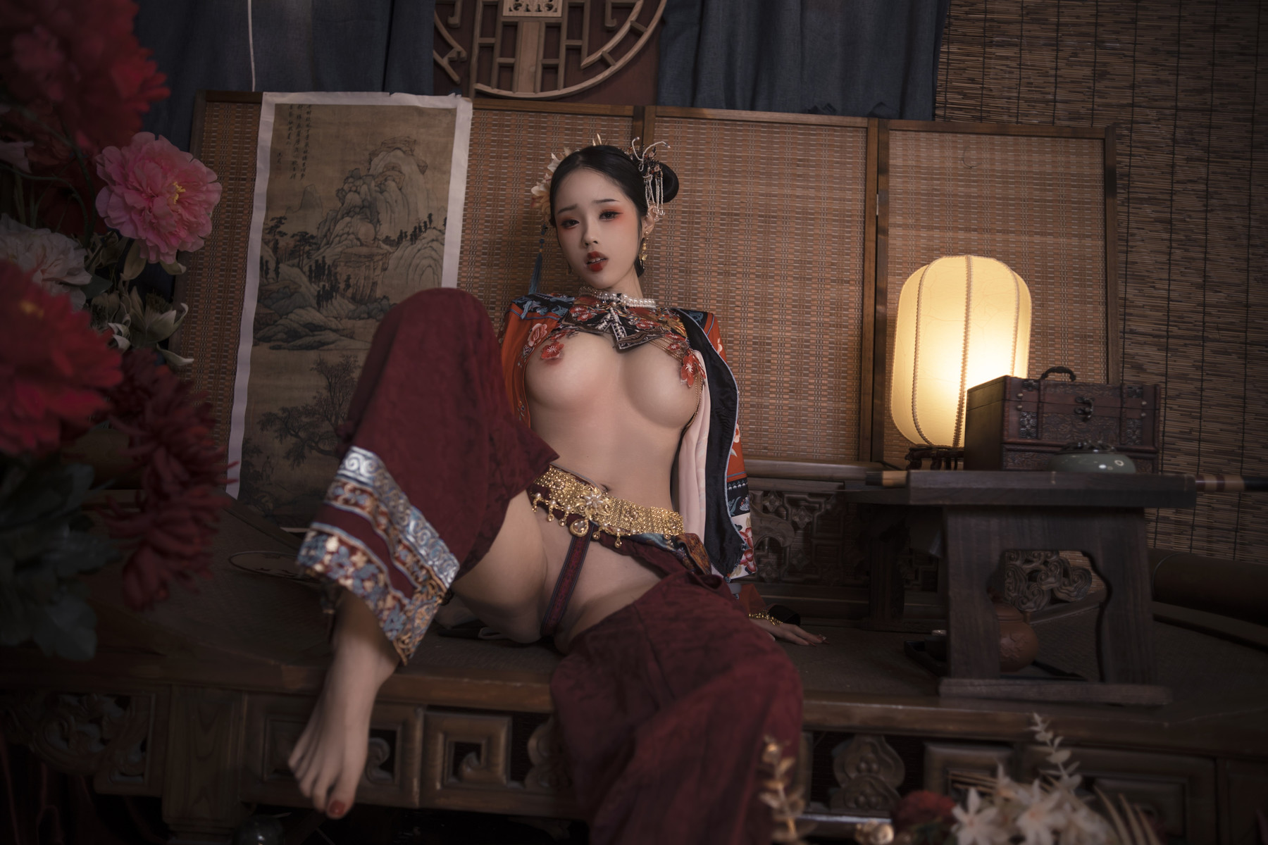 Cosplay 钛合金大粑粑 满清服饰
