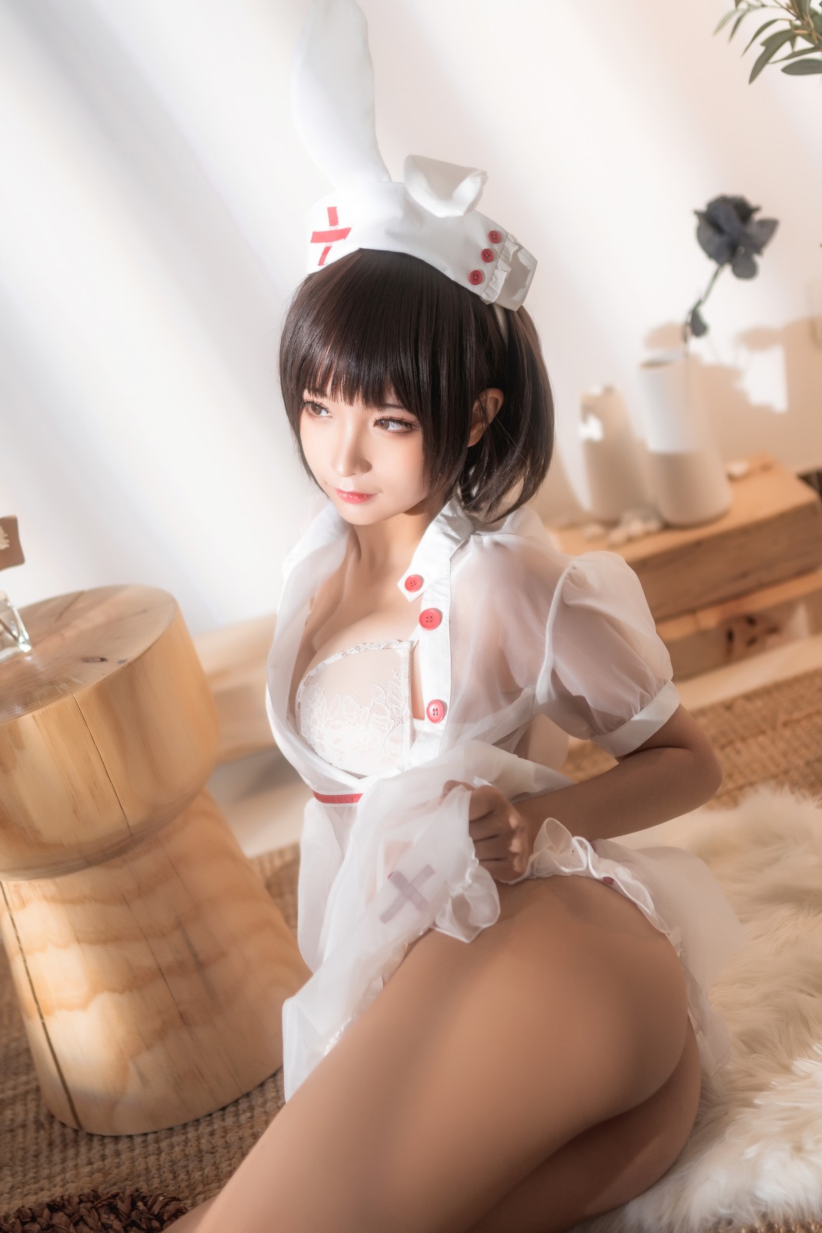 Cosplay 蠢沫沫 Chunmomo 透明护士
