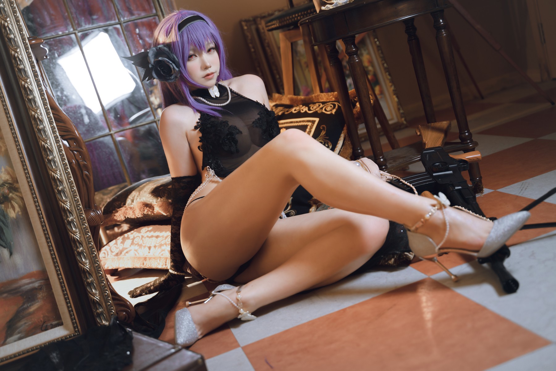 Cosplay 一北亦北 ZB-26 暗蔷摇曳
