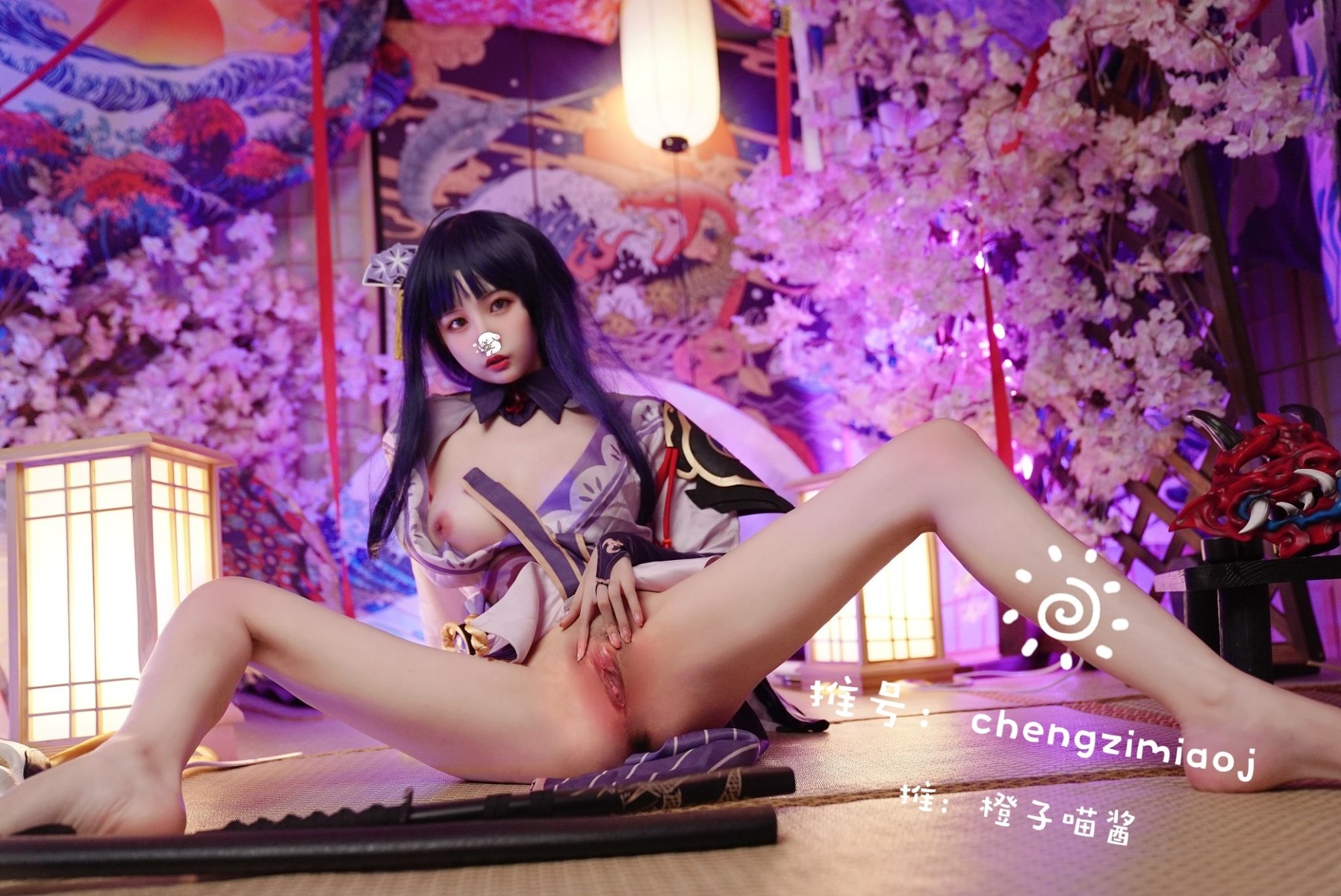 橙子喵酱 Cosplay 雷神