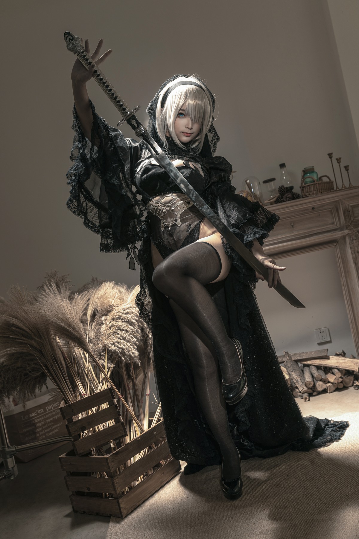 Cosplay 蠢沫沫 Chunmomo 尼尔纪元 黑花嫁