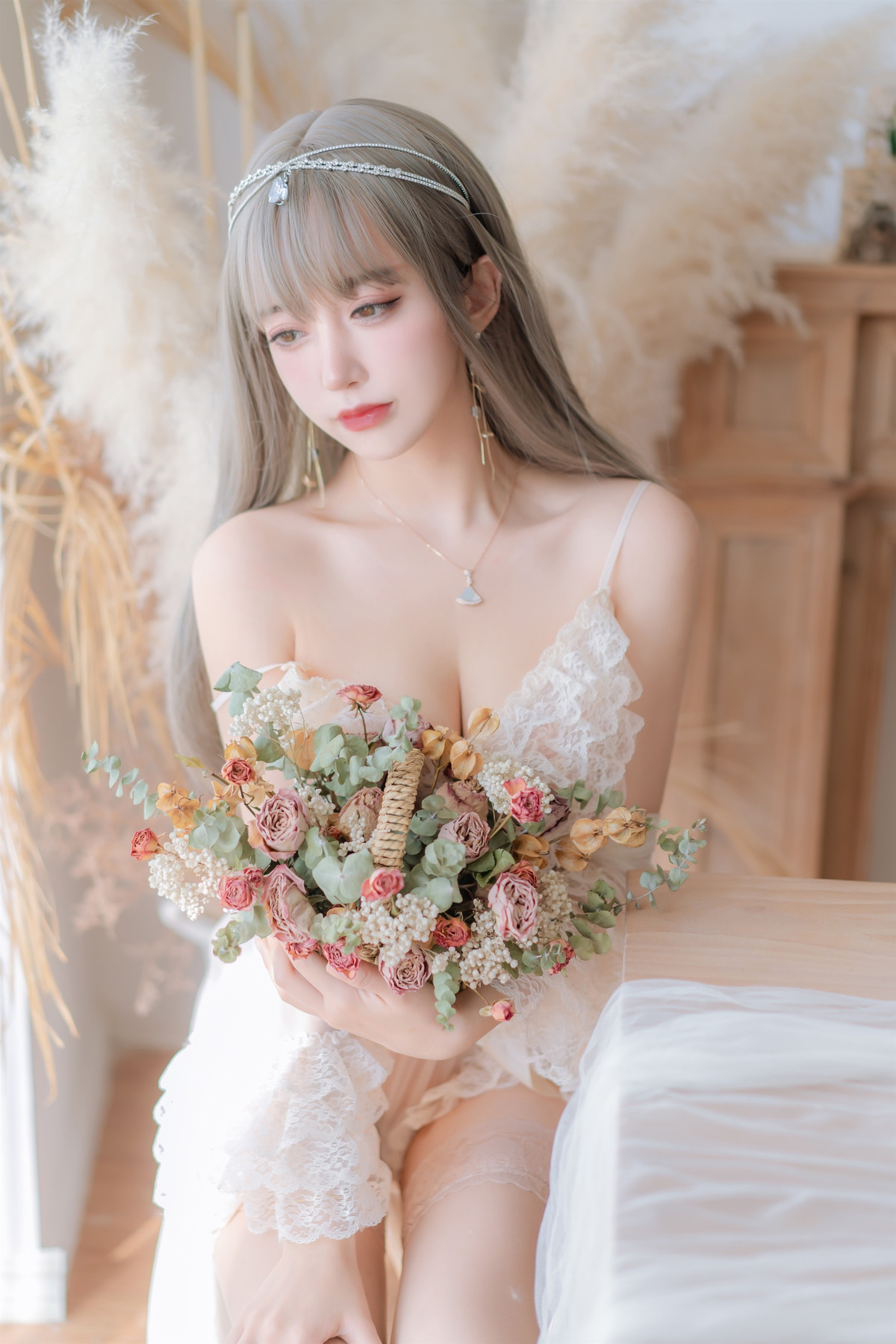 斗鱼米线线sama写真 Cosplay 凡尔赛公主