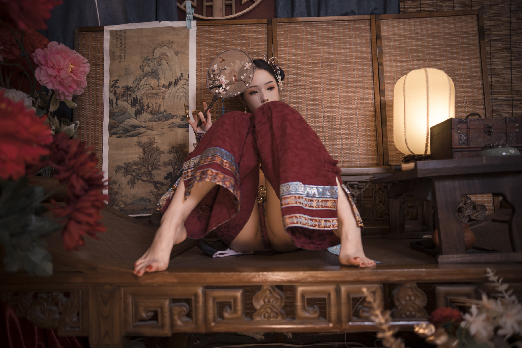 Cosplay 钛合金大粑粑 满清服饰