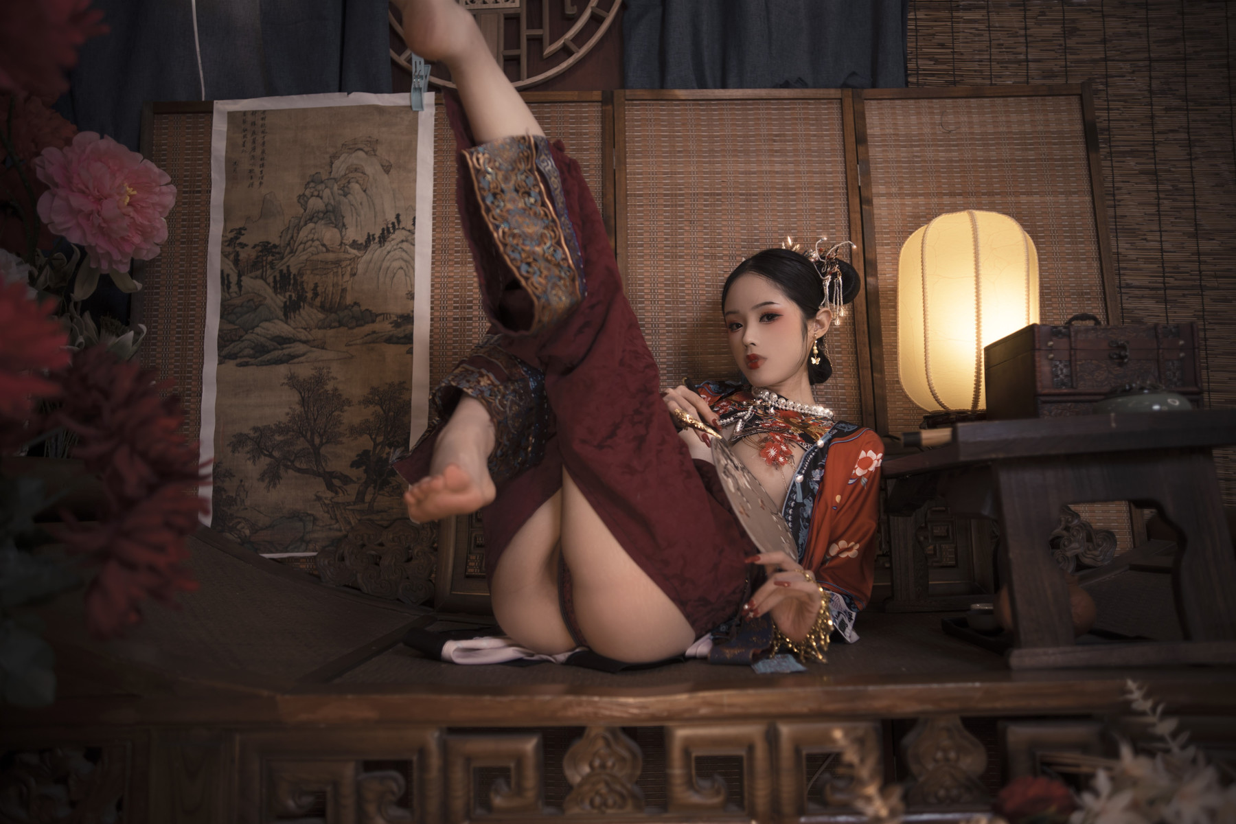 Cosplay 钛合金大粑粑 满清服饰