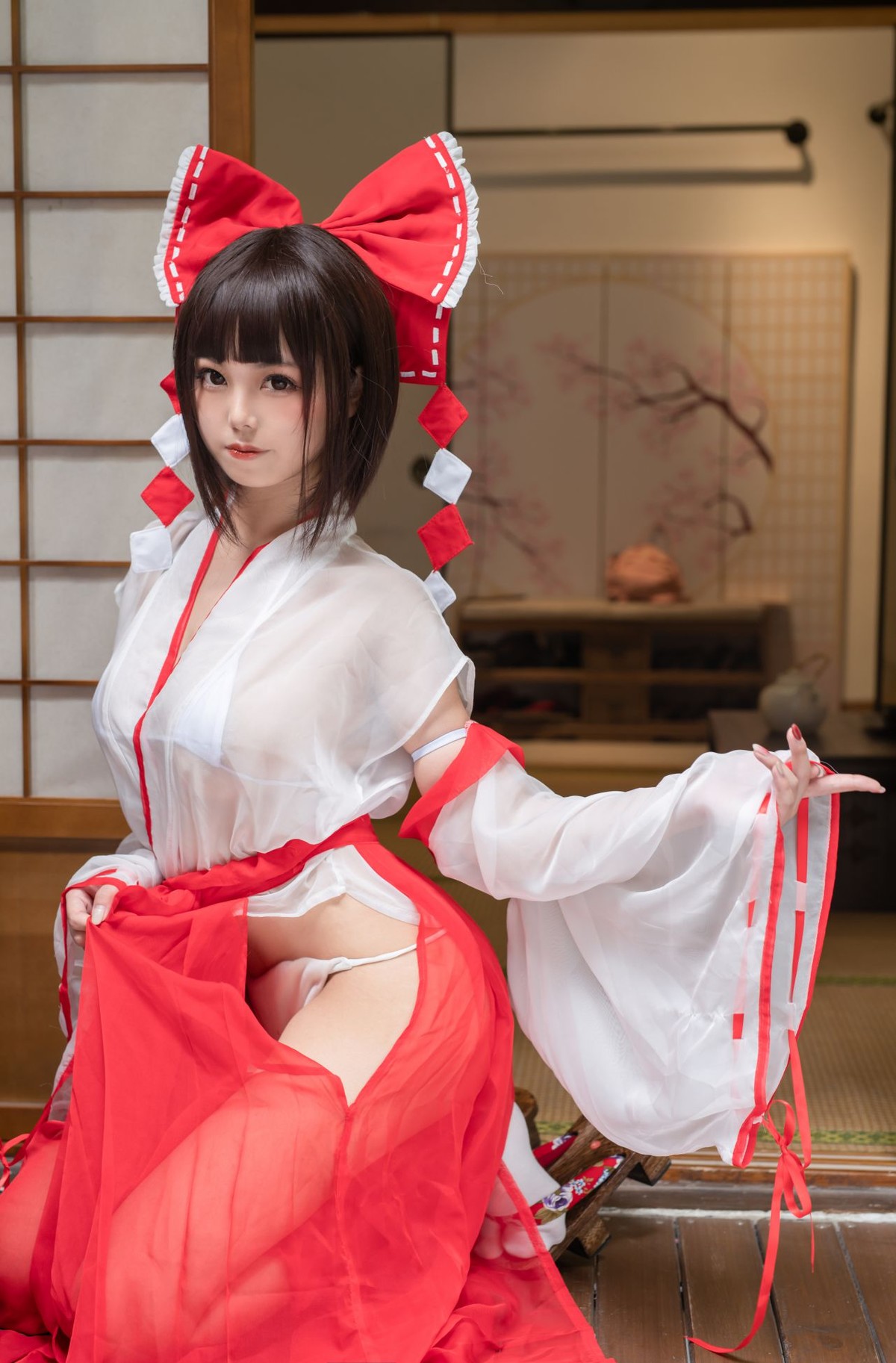 蜜汁貓裘 Cosplay 巫女 Miko Sister